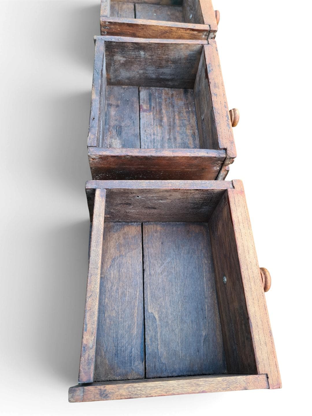 Kitchen shelf, brown wood, France, 19th century - 381993