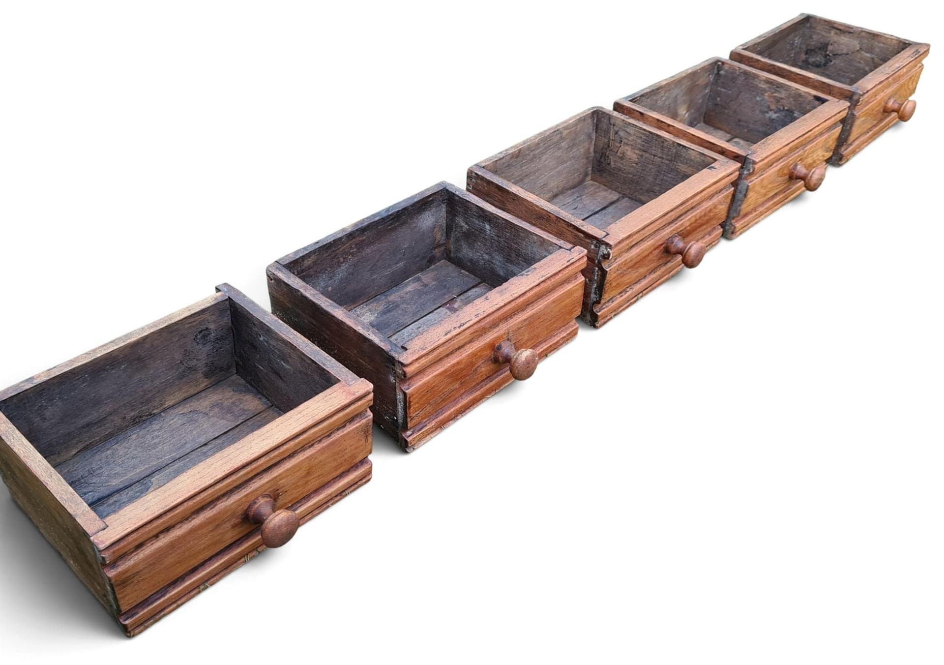 Kitchen shelf, brown wood, France, 19th century - 382001