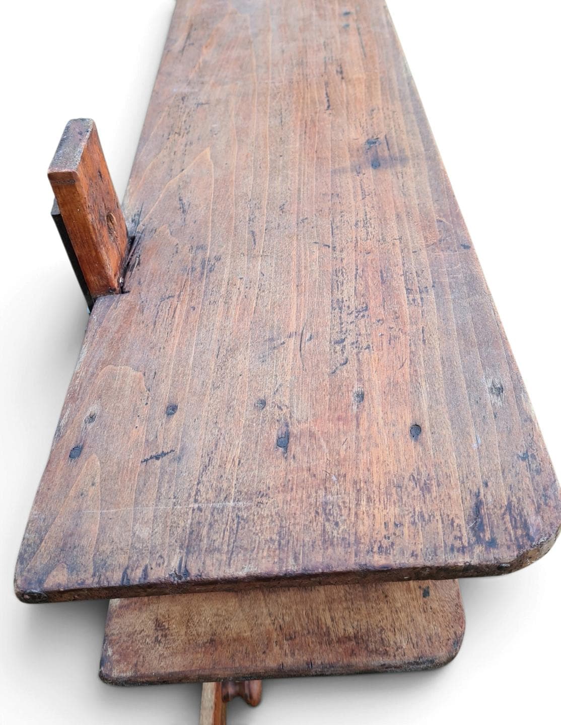 Kitchen shelf, brown wood, France, 19th century - 382000