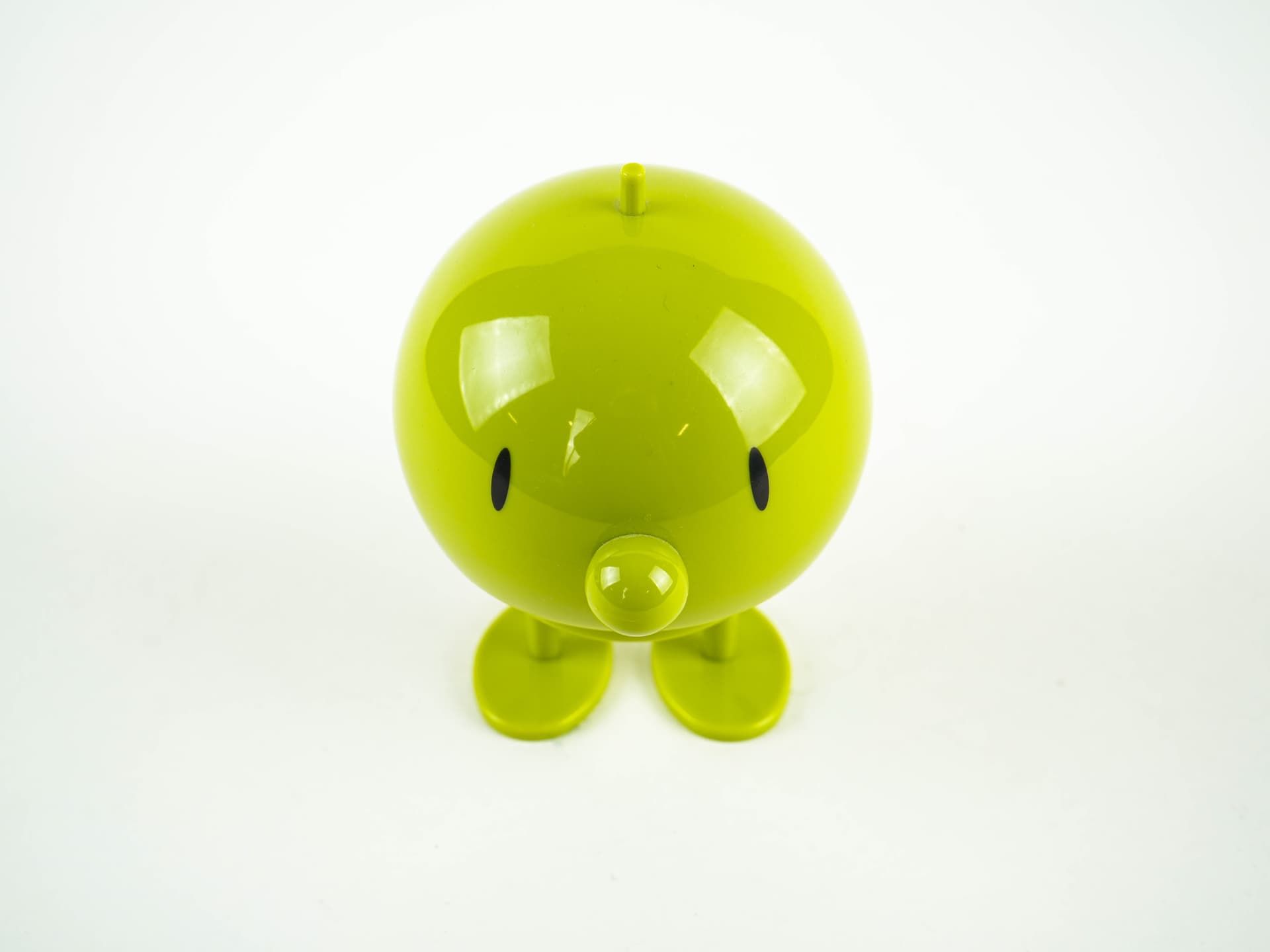 Figurka Hoptimist, zielony, akryl, metal, proj. G. Ehrenreich, Dania, lata 70. - 382291