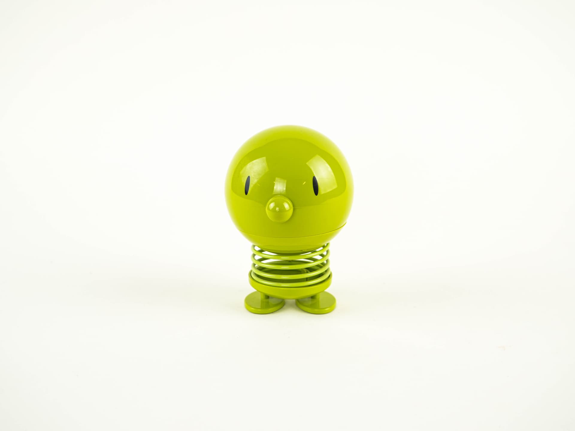 Figurka skarbonka Hoptimist, zielony akryl, metal czarny, proj. G. Ehrenreich, Dania, lata 70. - 382303