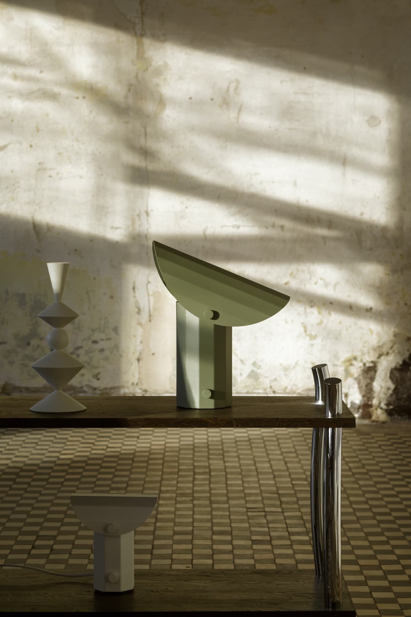 Lampa stojąca APOLIN 30 cm szałwiowy, Kaspa x Grynasz Studio - 6414