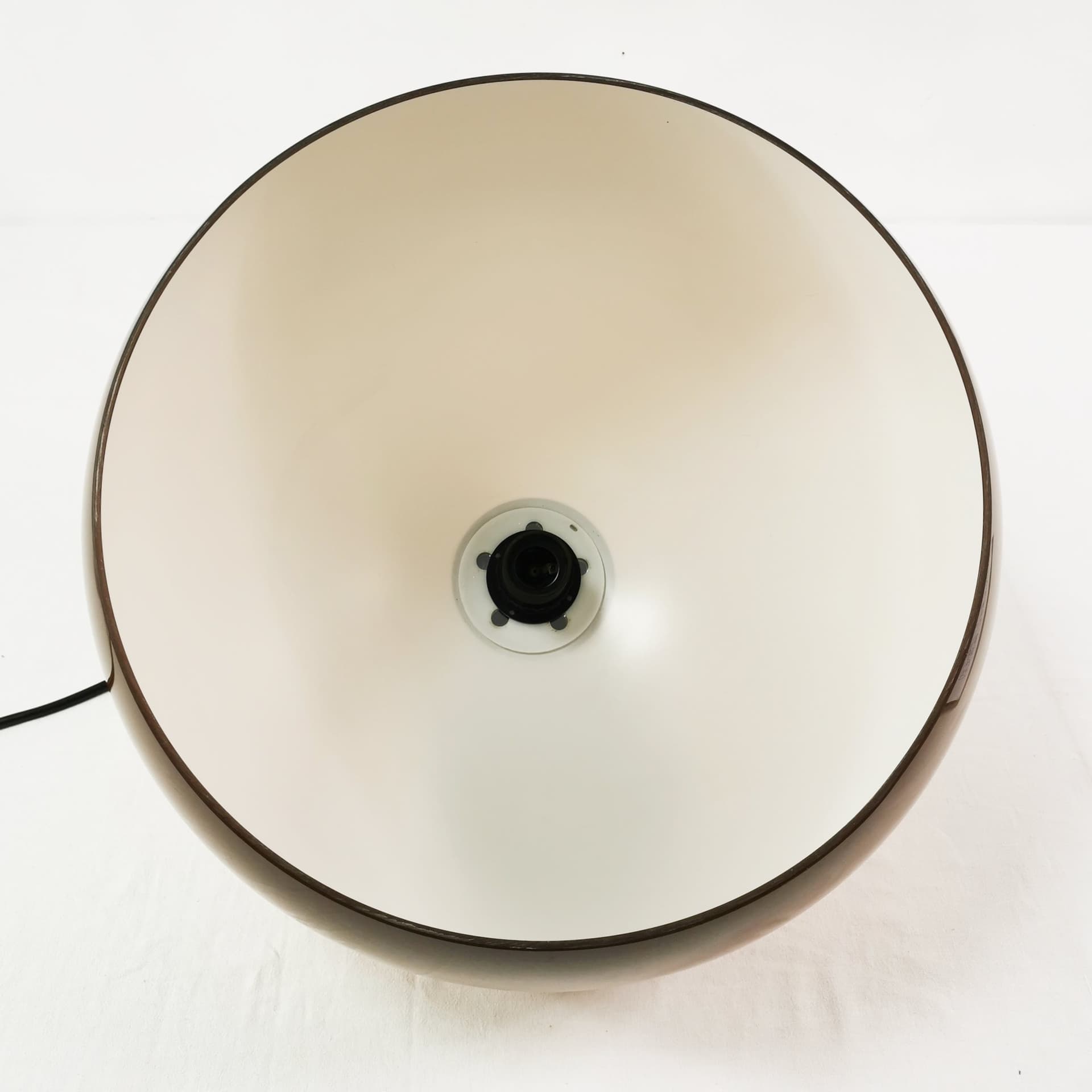 Lampa wisząca Space Age, akryl żółty brązowy, Staff Leuchten, Niemcy, lata 70. - 382400