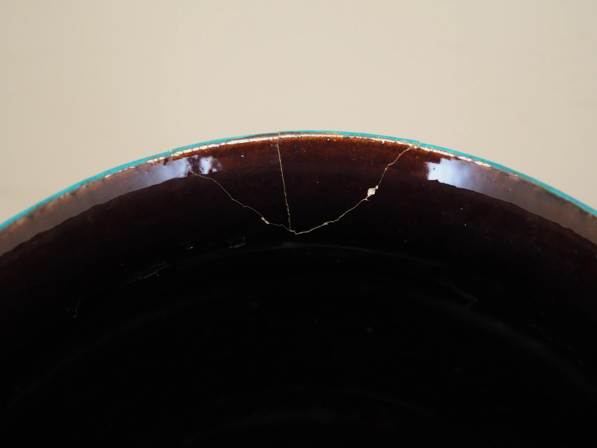 Wazon, turkusowy żółty, ceramika, Bay Keramik, Niemcy, lata 60. - 28207