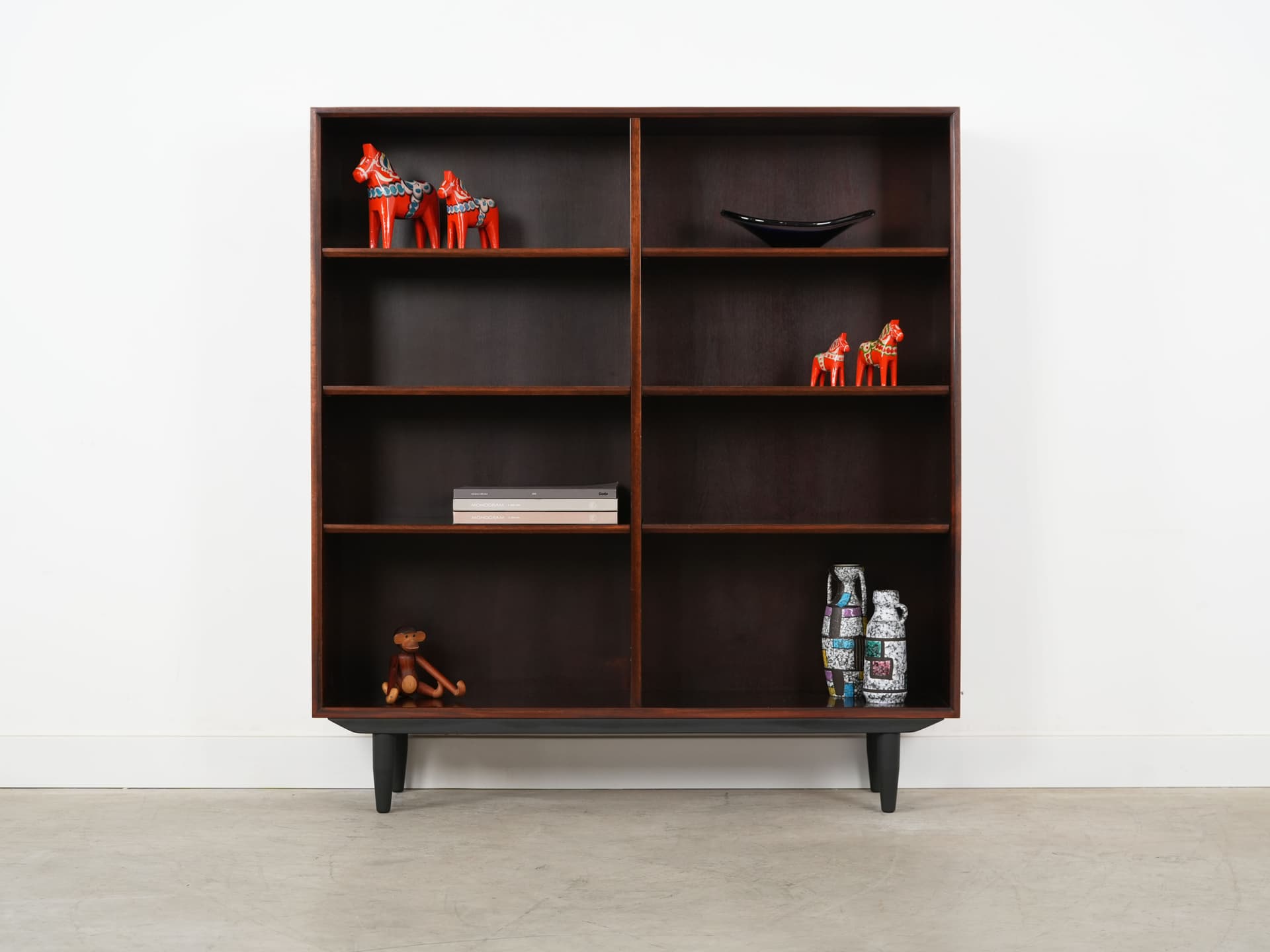 Bookcase, mahogany dark brown, Denmark, 1970s - 66010