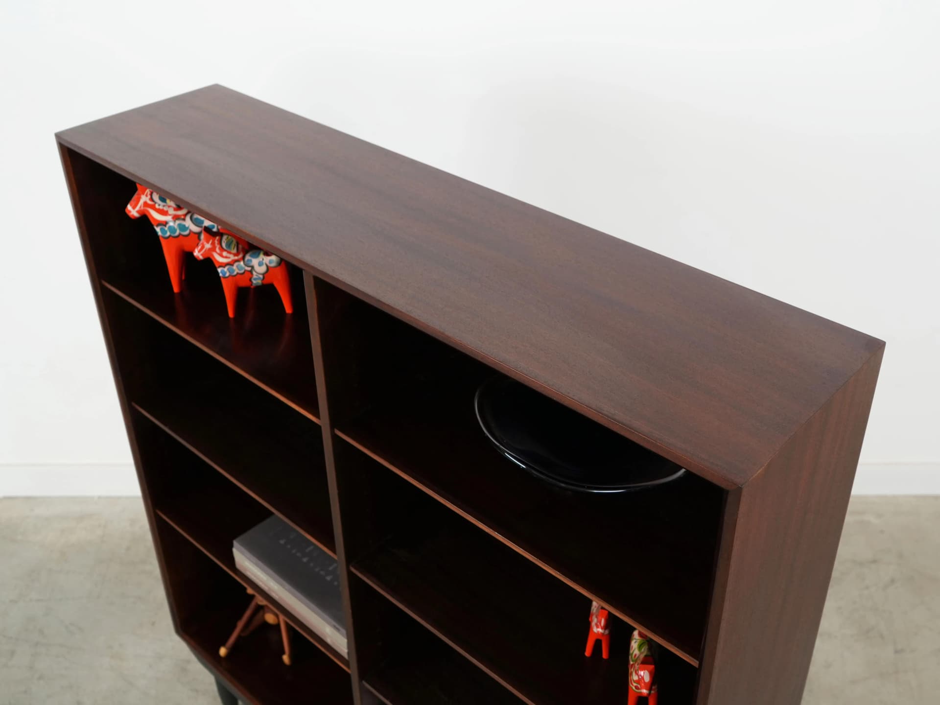 Bookcase, mahogany dark brown, Denmark, 1970s - 28198