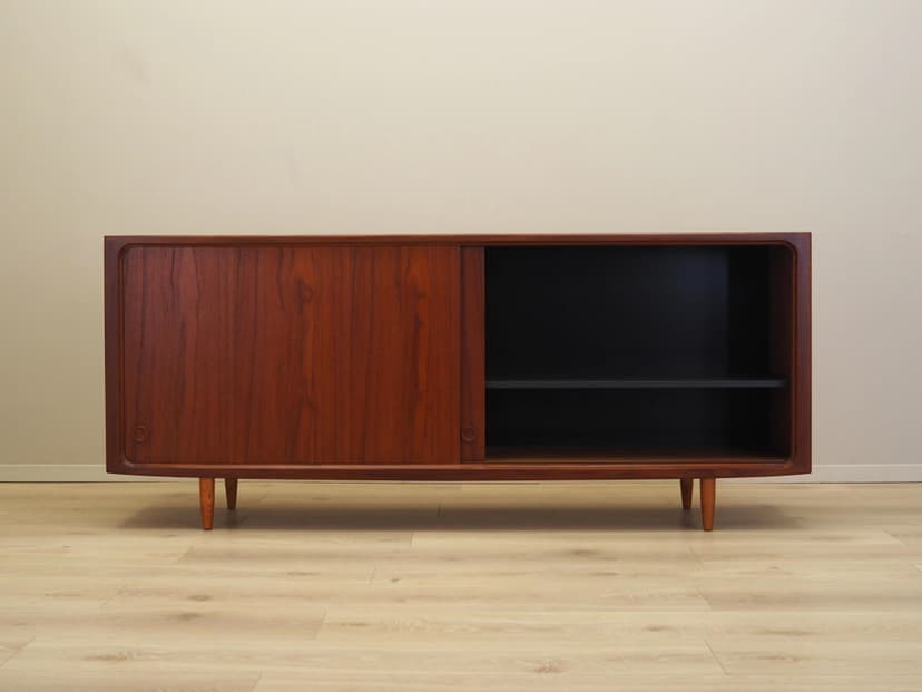 Sideboard, teak brązowy, Dania, lata 70.