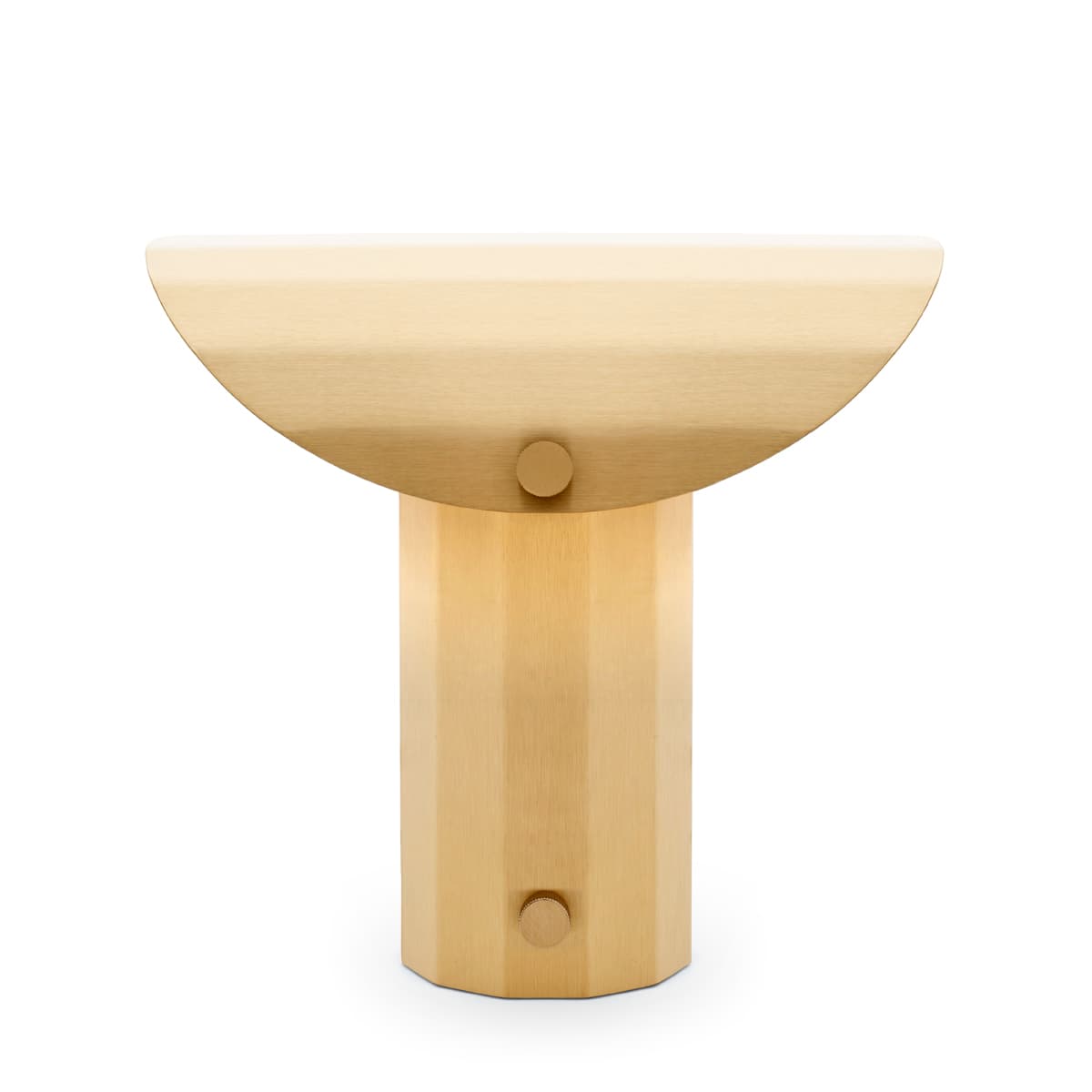 Lampa stojąca APOLIN 30 cm mosiądz szczotkowany, Kaspa x Grynasz Studio - 3295