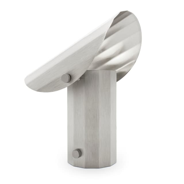 Lampa stojąca APOLIN 30 cm stal szczotkowana, Kaspa x Grynasz Studio - WYMIARY