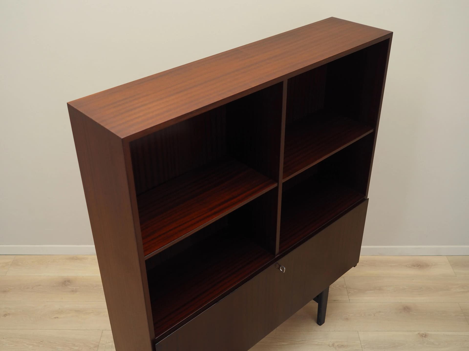 Bookcase Model 9, dark brown mahogany, Omann Jun, Denmark, 1970s. - 28155