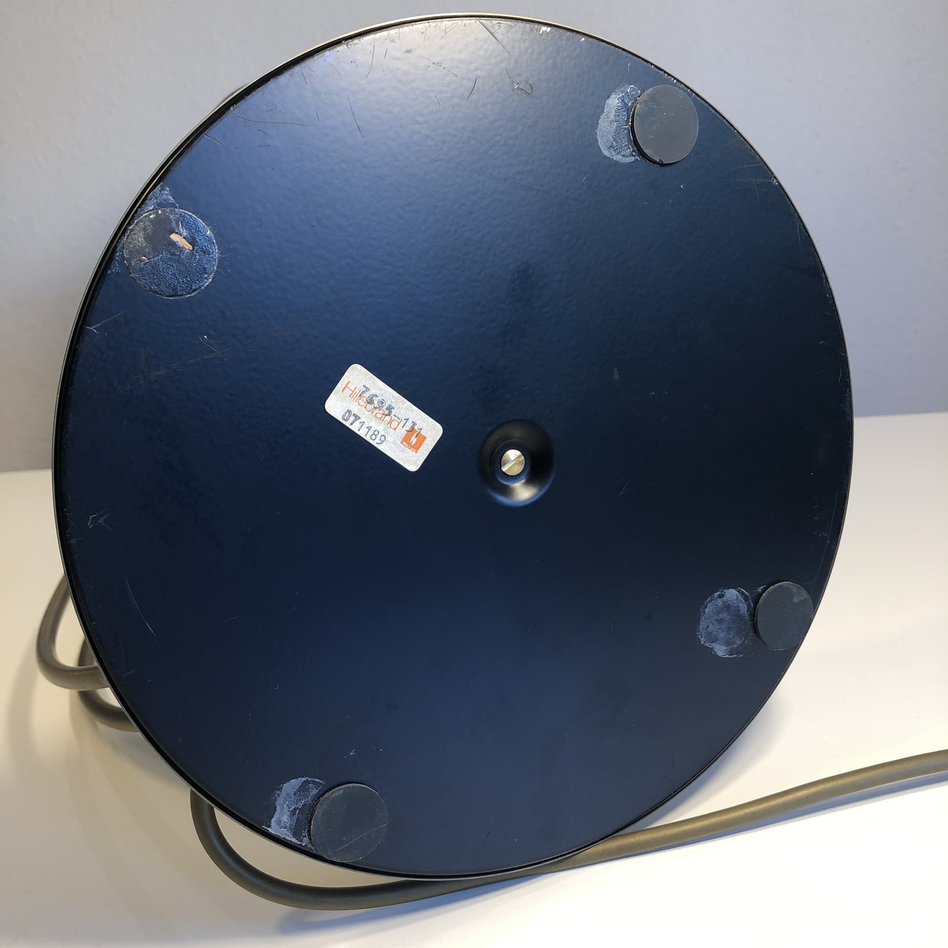 Desk lamp, golden brass, Hillebrand, Germany, 1980s - 28302