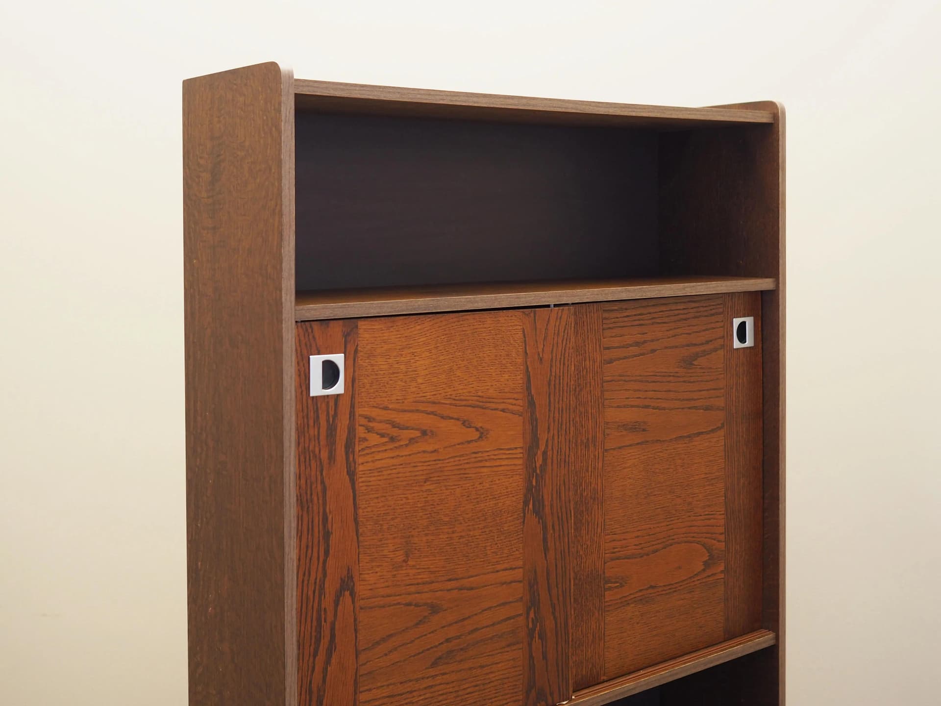 Bookcase, brown oak, Denmark, 1970s - 28370