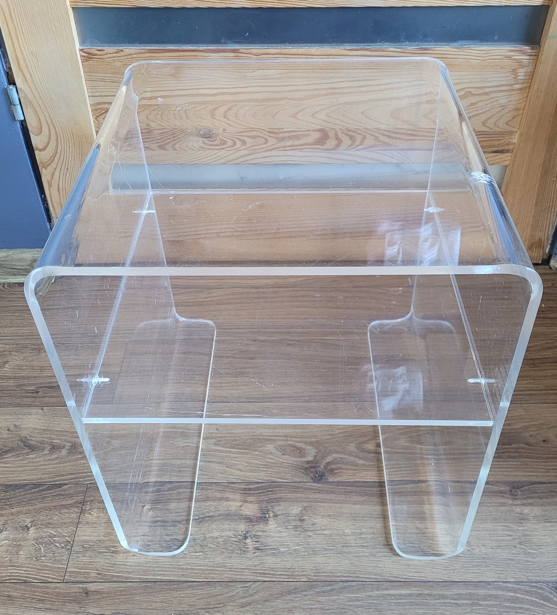 Side Table, Transparent Plexiglass, 1970s - 385444