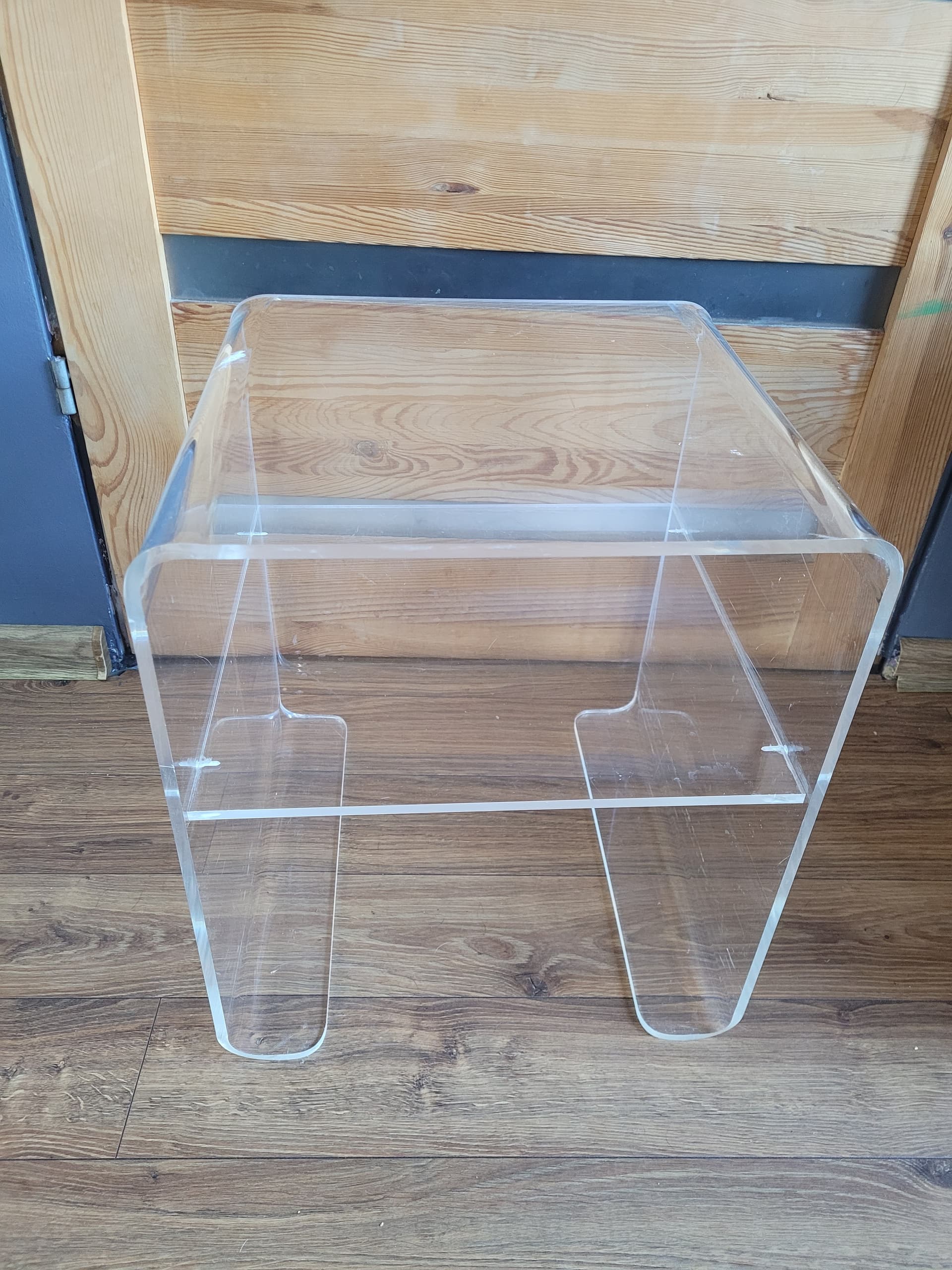 Side Table, Transparent Plexiglass, 1970s - 385449