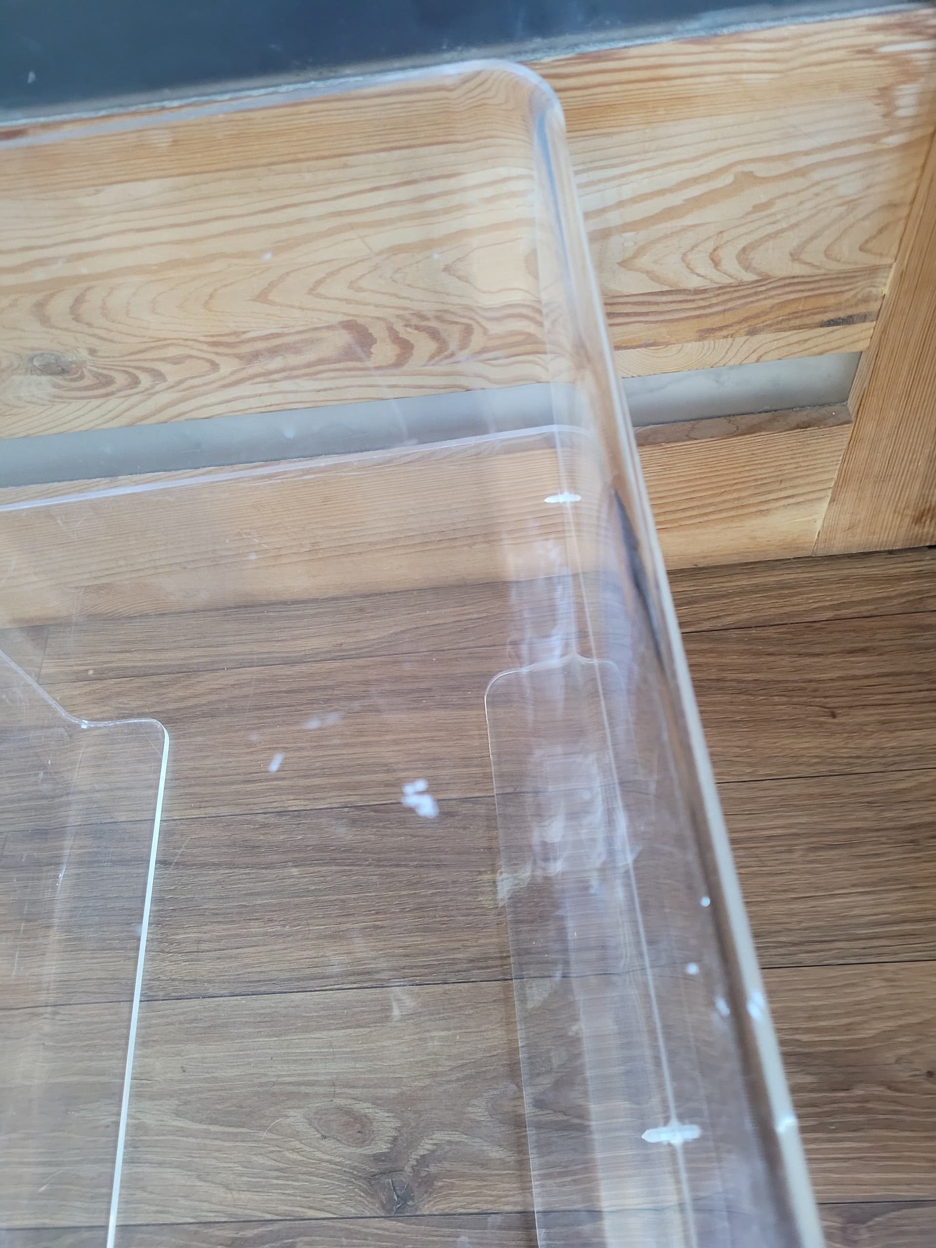 Side Table, Transparent Plexiglass, 1970s - 385447