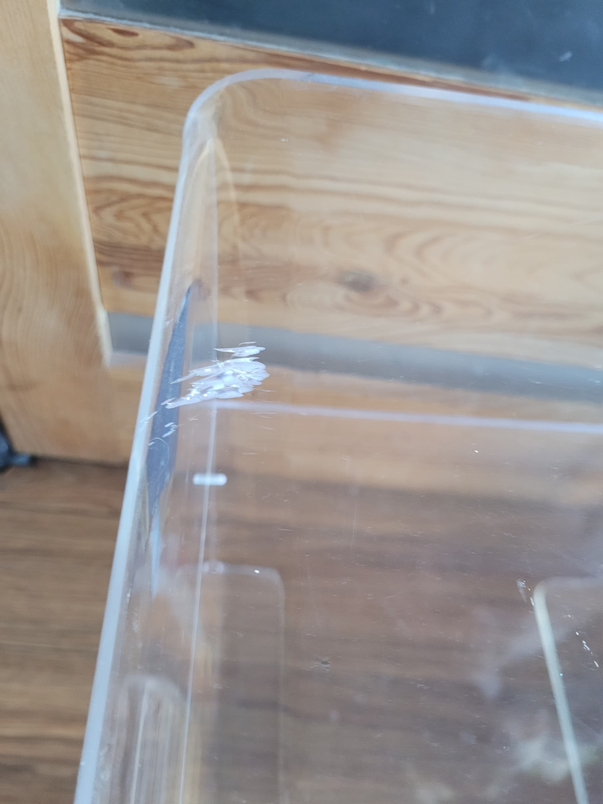 Side Table, Transparent Plexiglass, 1970s - 385445