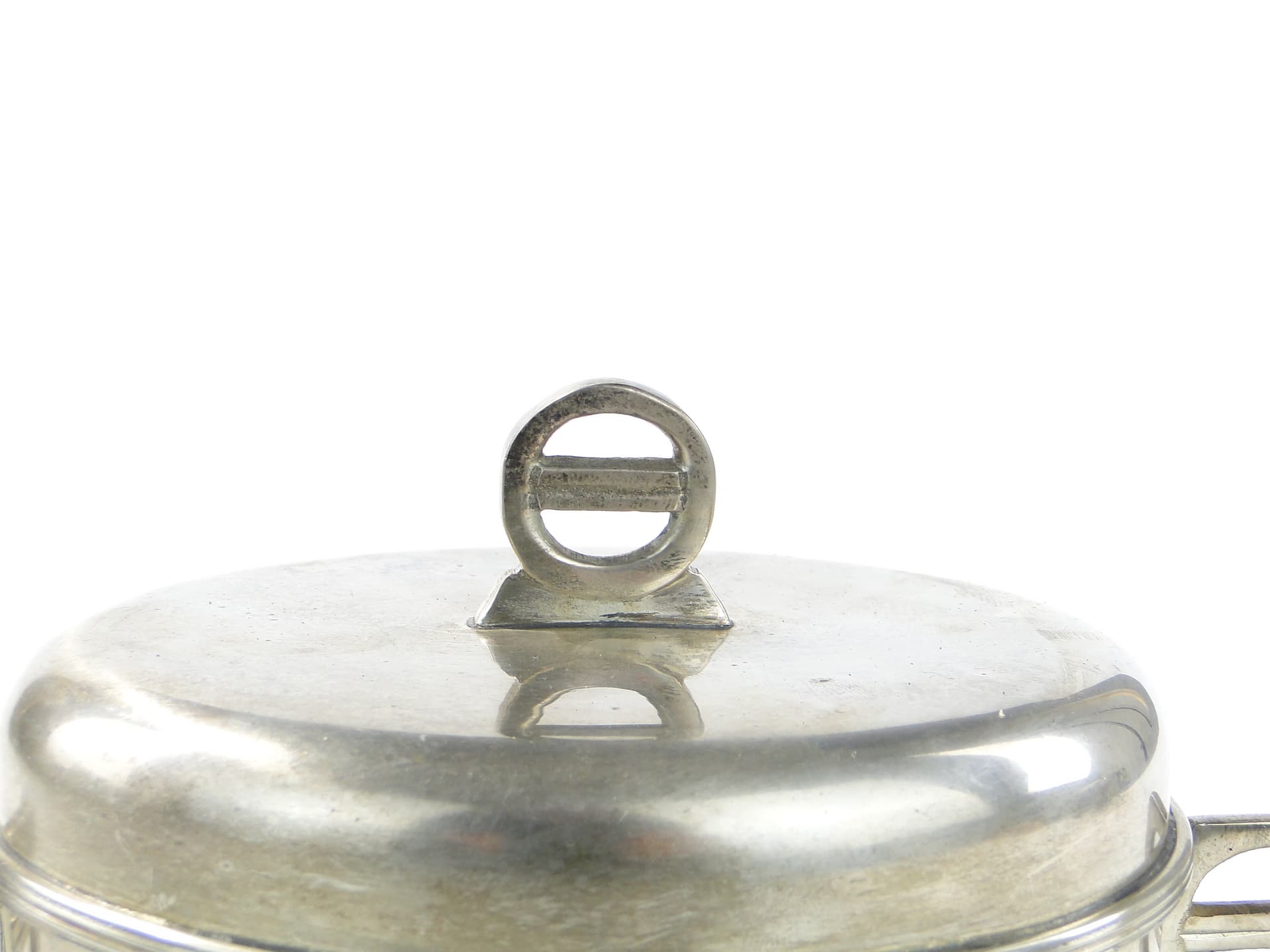Sugar Bowl Art Deco, silver, plate, Fraget, Poland, 1930s - 385483