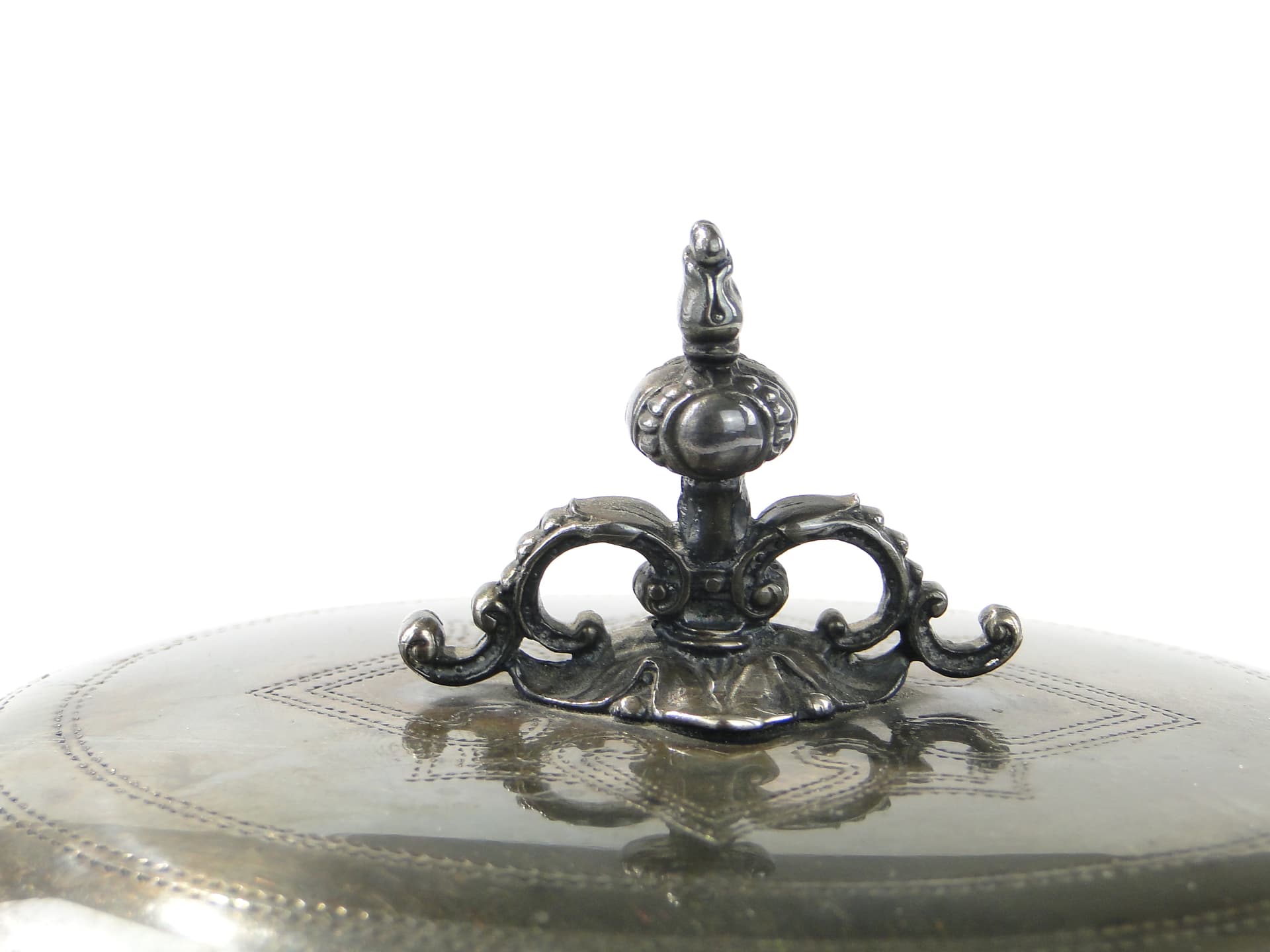 Sugar Bowl Fragetka, silver, brass, Poland, 1950s - 385546