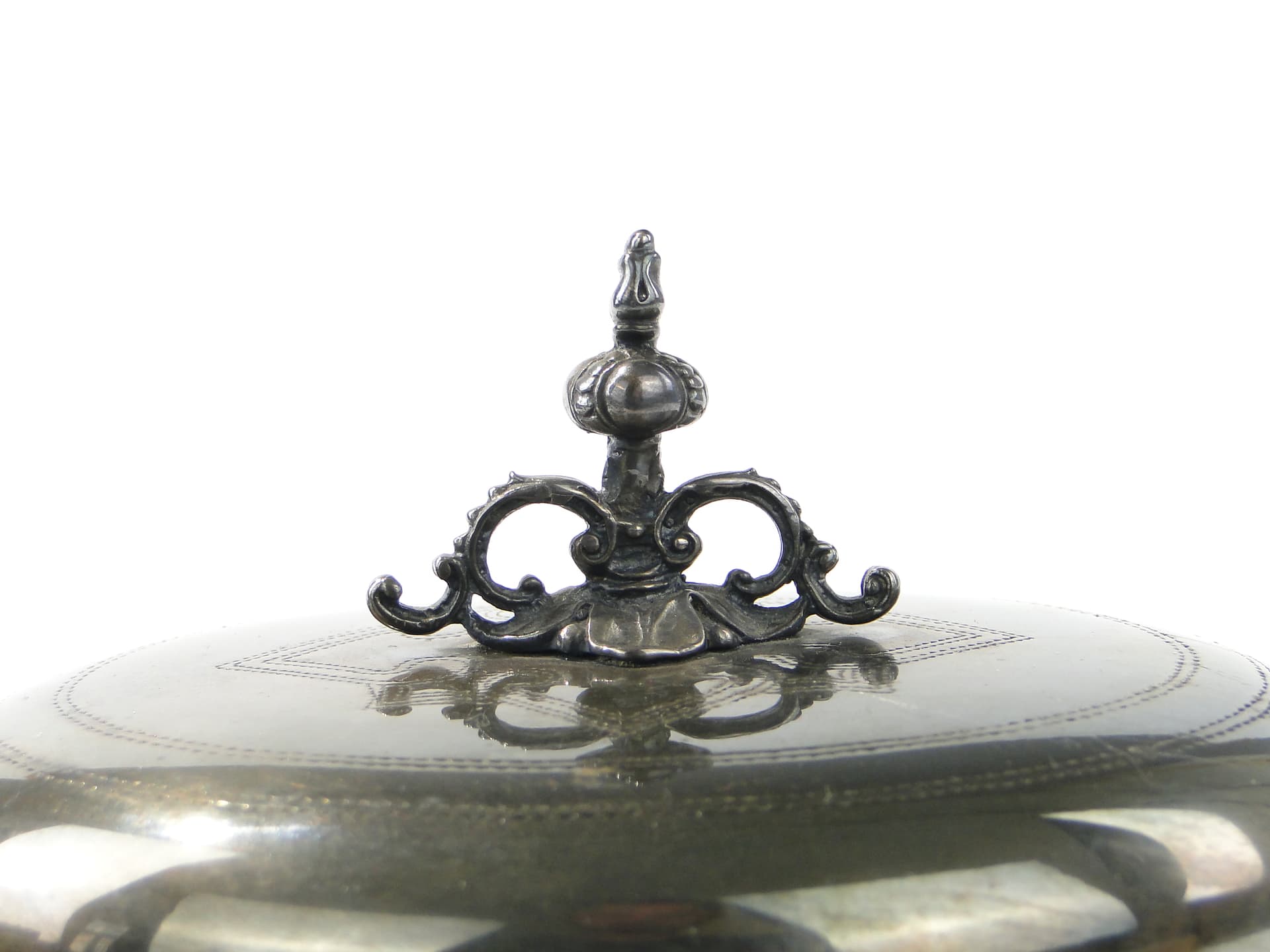 Sugar Bowl Fragetka, silver, brass, Poland, 1950s - 385540