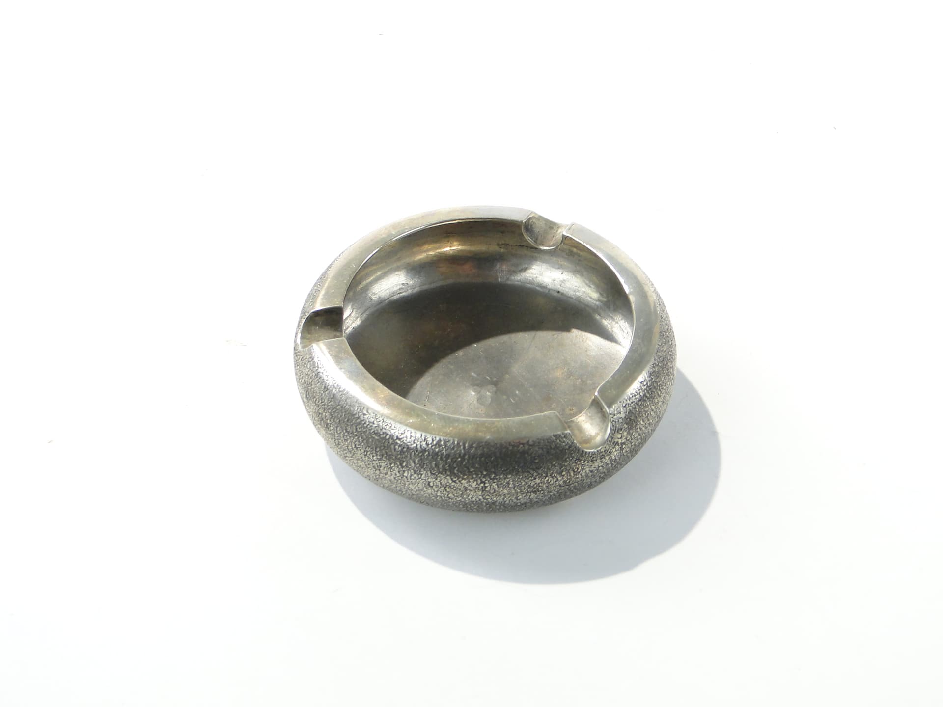 Modernist ashtray, silver, ORNO, Poland, 1960s - 385662