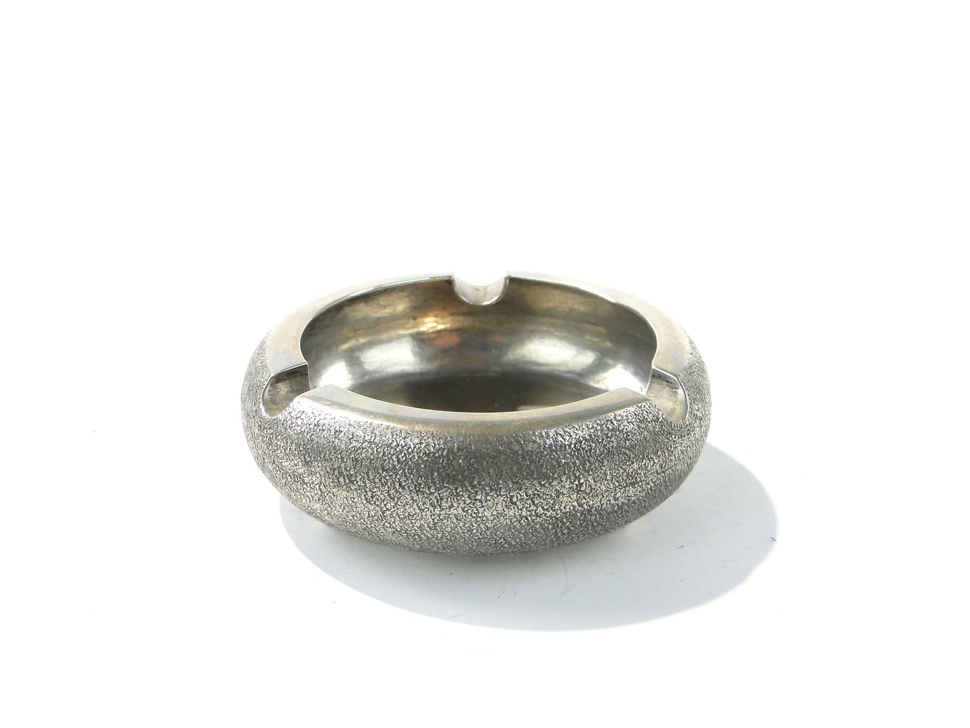 Modernist ashtray, silver, ORNO, Poland, 1960s - 385658
