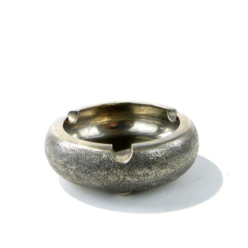 Modernist ashtray, silver, ORNO, Poland, 1960s