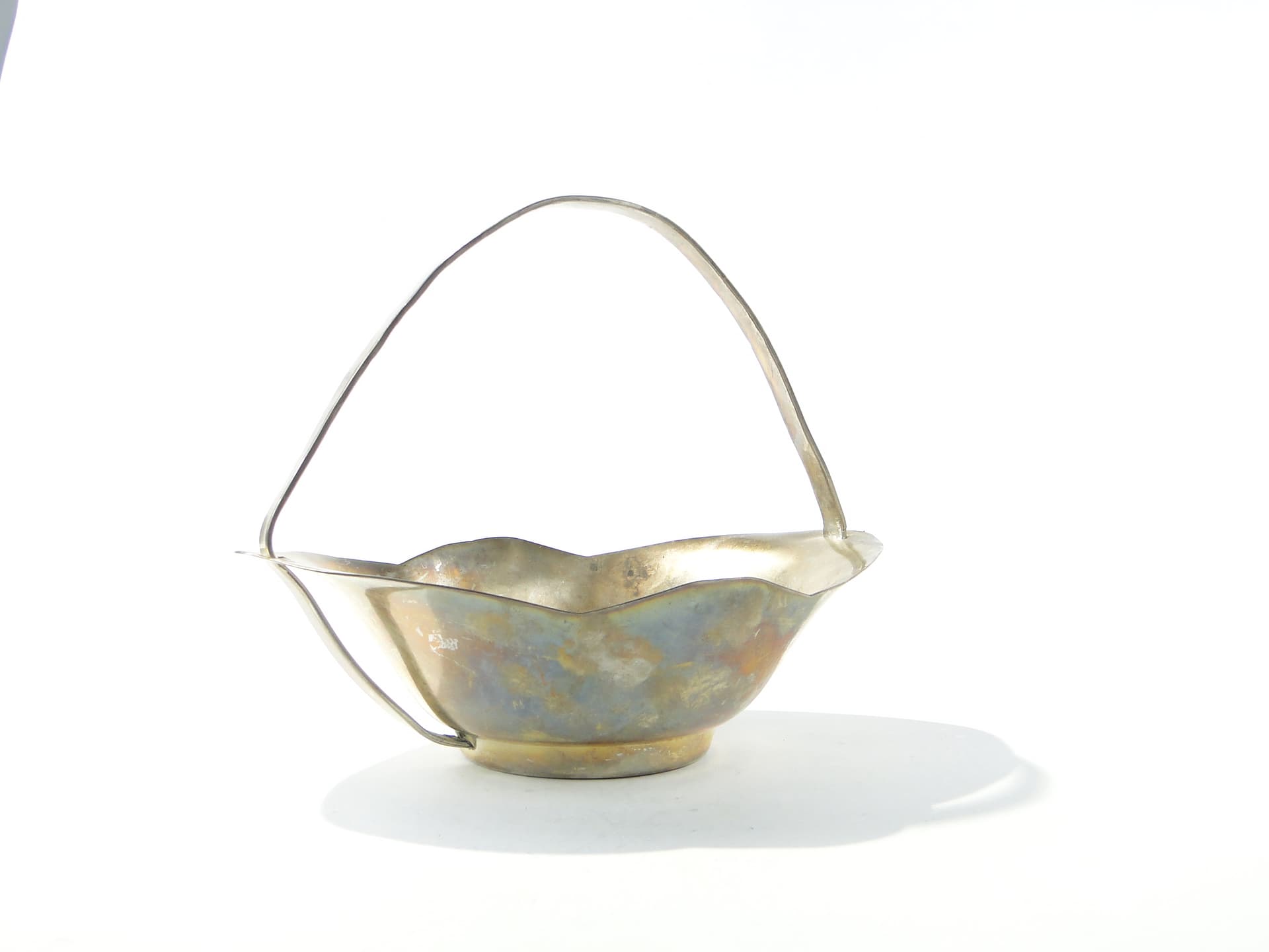 Art Deco centerpiece, silver-plated brass, by J. Keilowa, Bracia Henneberg, Poland, 1930s. - 385763