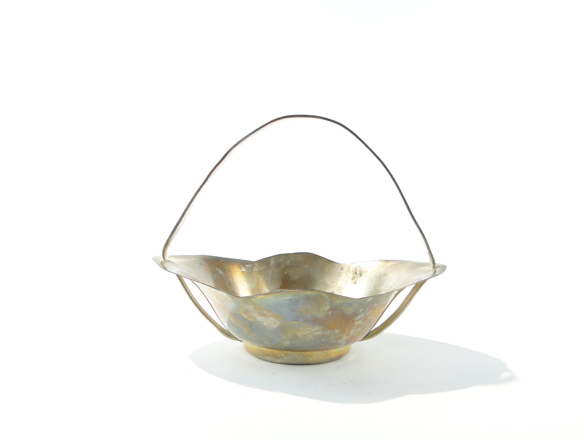 Art Deco centerpiece, silver-plated brass, by J. Keilowa, Bracia Henneberg, Poland, 1930s. - 385762