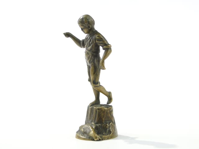 Rzeźba gabinetowa, brąz patynowany, Francja, XIX w. - WYMIARY