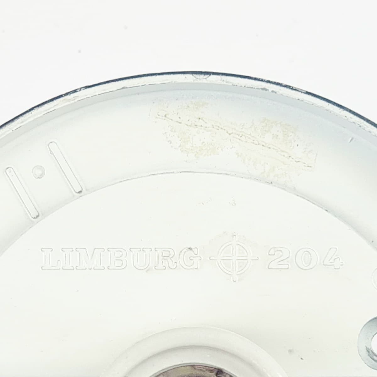 Plafon Bubble, szkło przezroczyste, metal czarny, proj. H. Tynell, Limburg, Niemcy, lata 70. - 386055