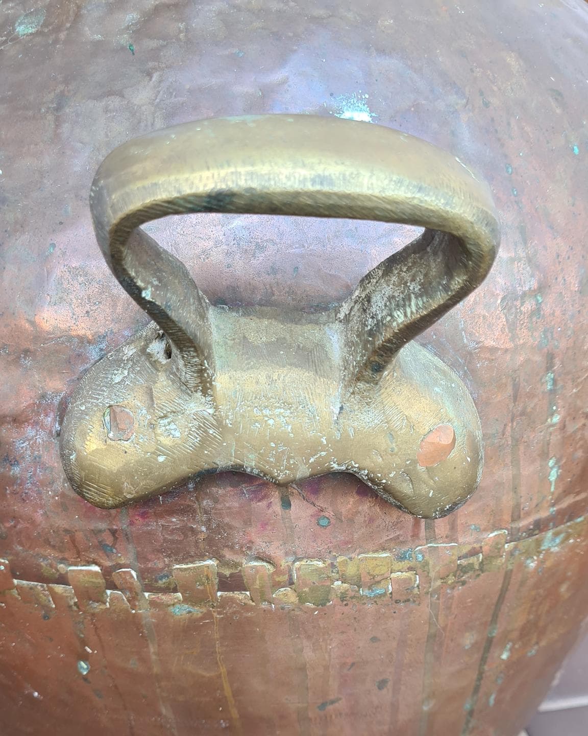 Jug, Egyptian, brown copper, Egypt, 1940s - 386224
