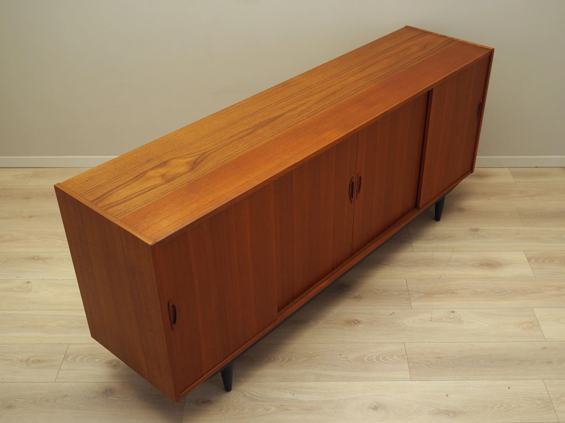 Sideboard, teak brązowy, Dania, lata 70. - 28658