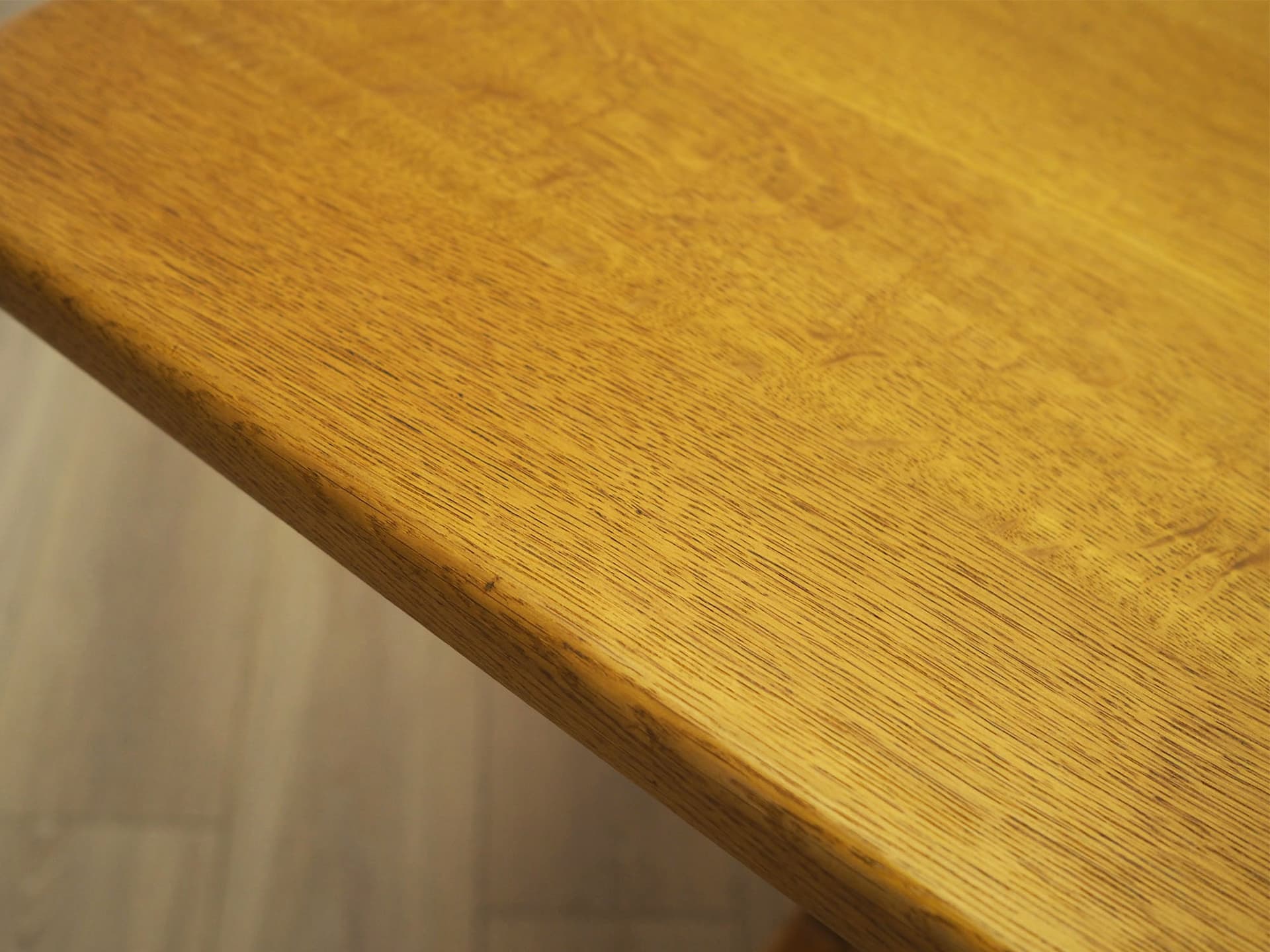 Dining table, brown oak, Denmark, 1960s. - 387740
