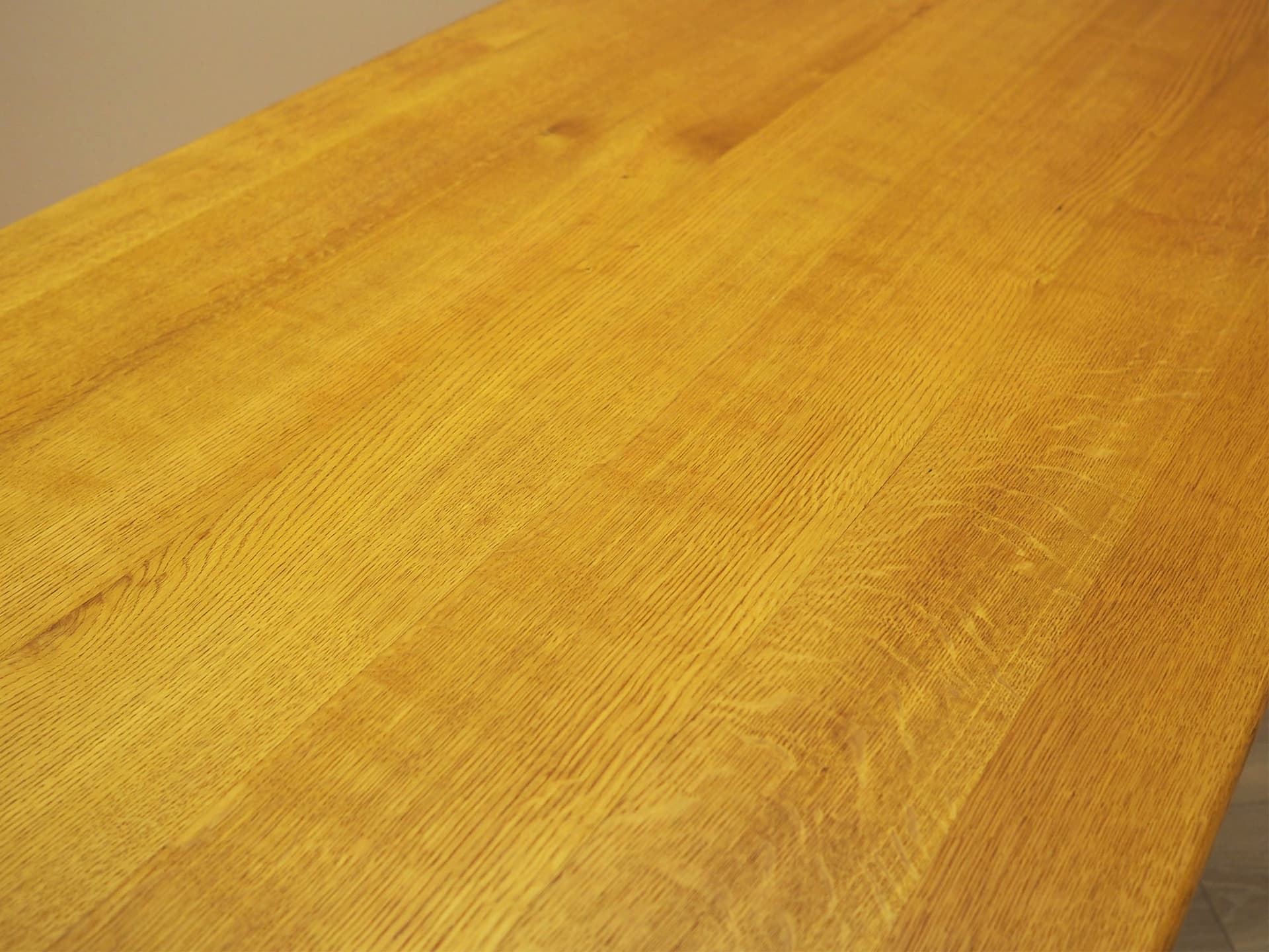 Dining table, brown oak, Denmark, 1960s. - 387737