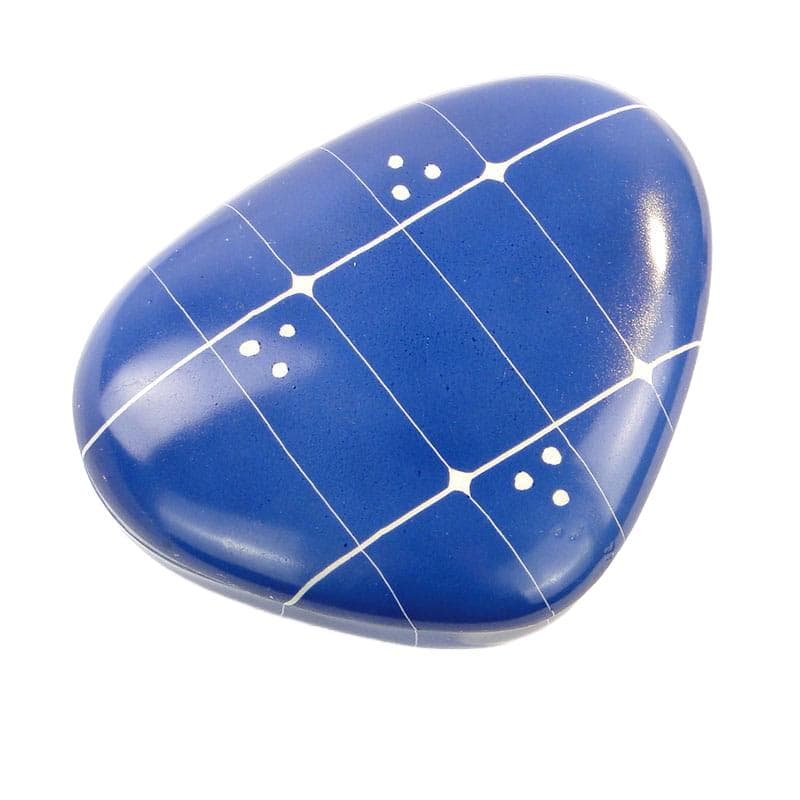 Bonbonniere New Look, blue white, porcelain, Chodzież, Poland, 1960s