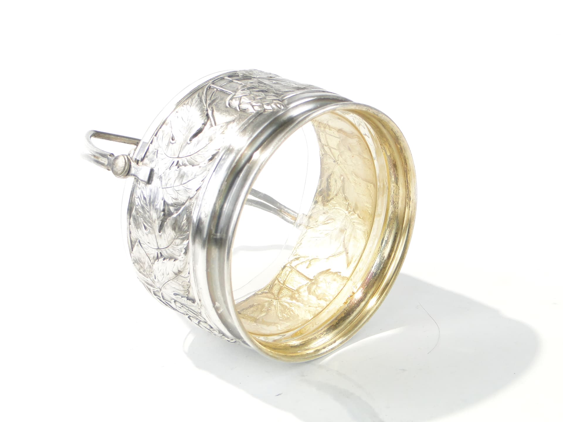 Art Deco centerpiece, silver-plated silver brass, by J. Keilowa, Poland, 1930s - 387907