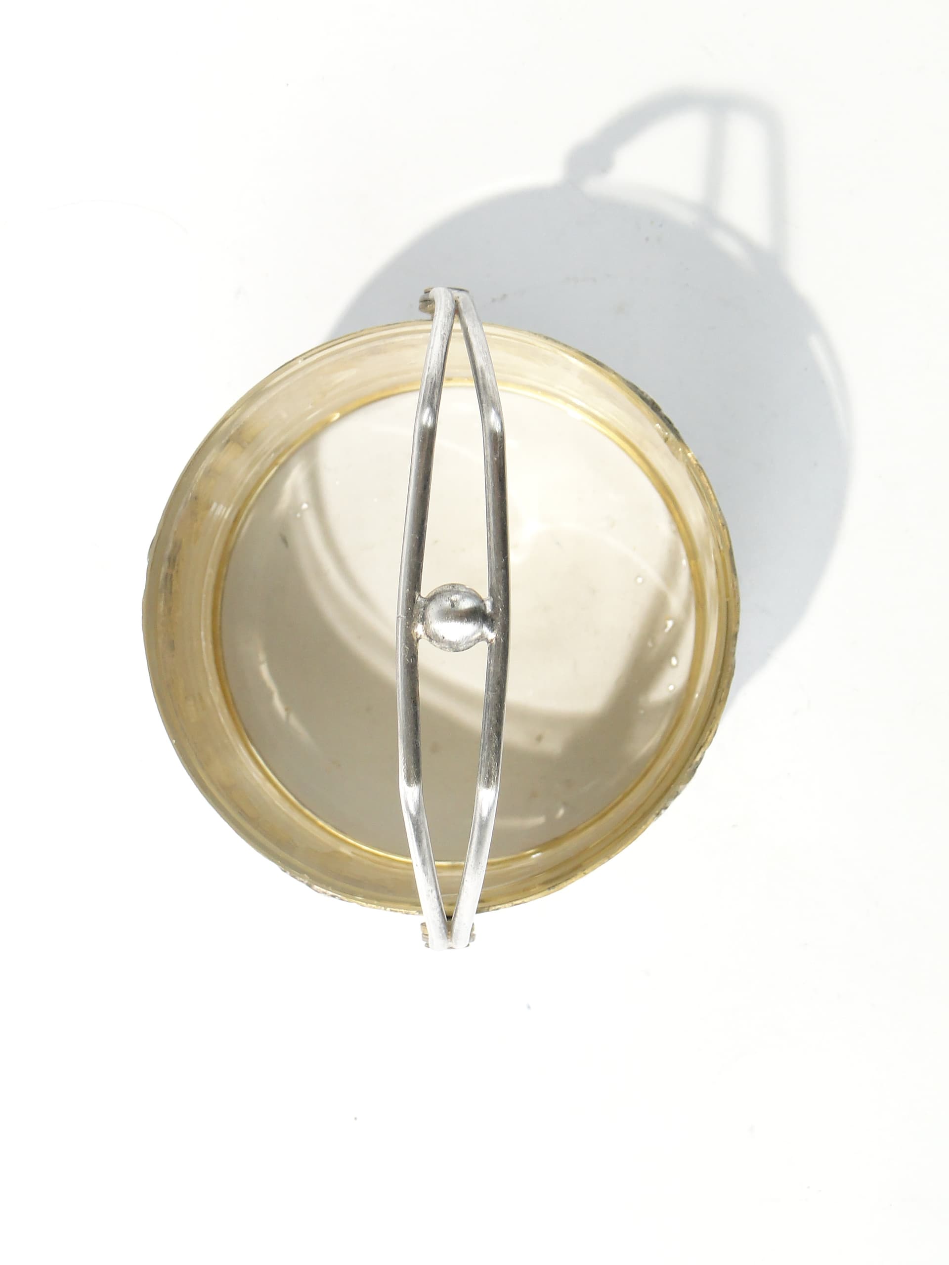 Art Deco centerpiece, silver-plated silver brass, by J. Keilowa, Poland, 1930s - 387909
