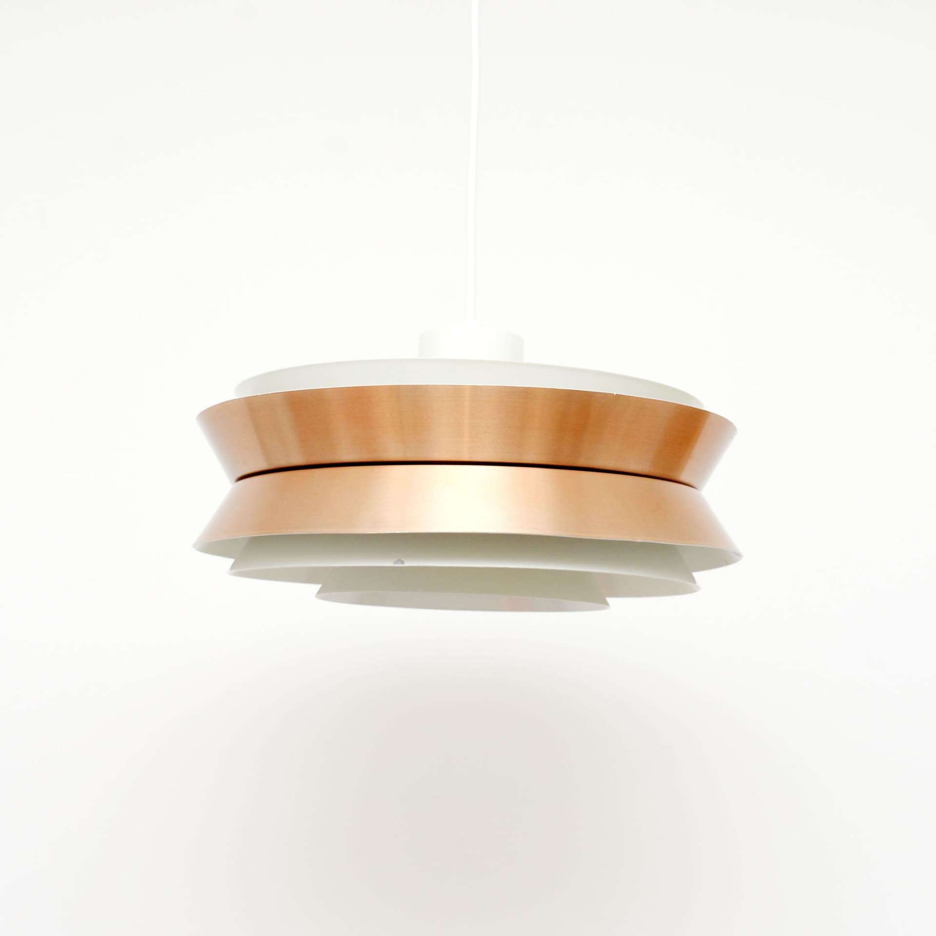 Lampa wisząca Trava, miedź, proj. C. Thore, Szwecja, lata 60. - 388144