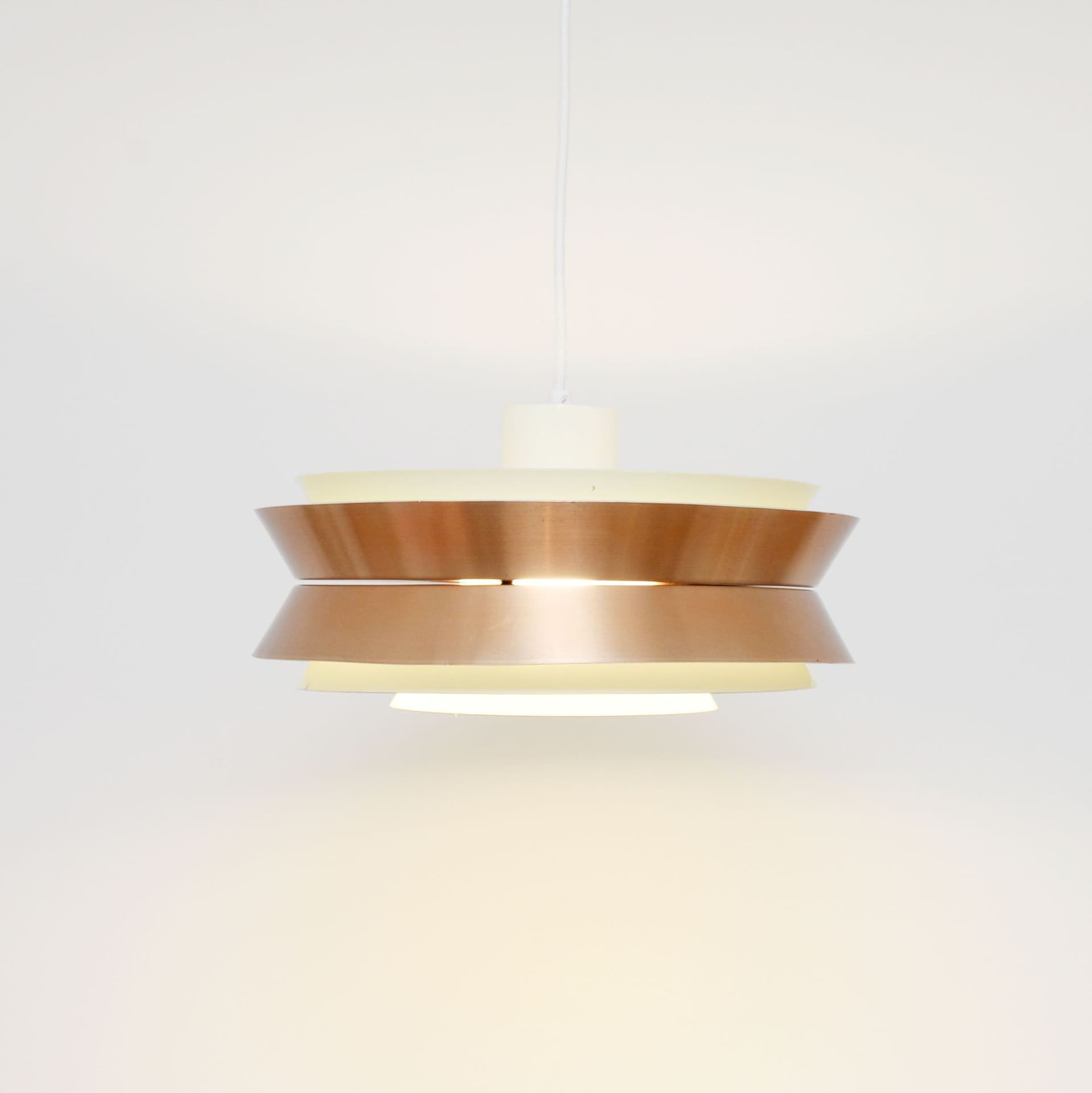 Lampa wisząca Trava, miedź, proj. C. Thore, Szwecja, lata 60. - 388146