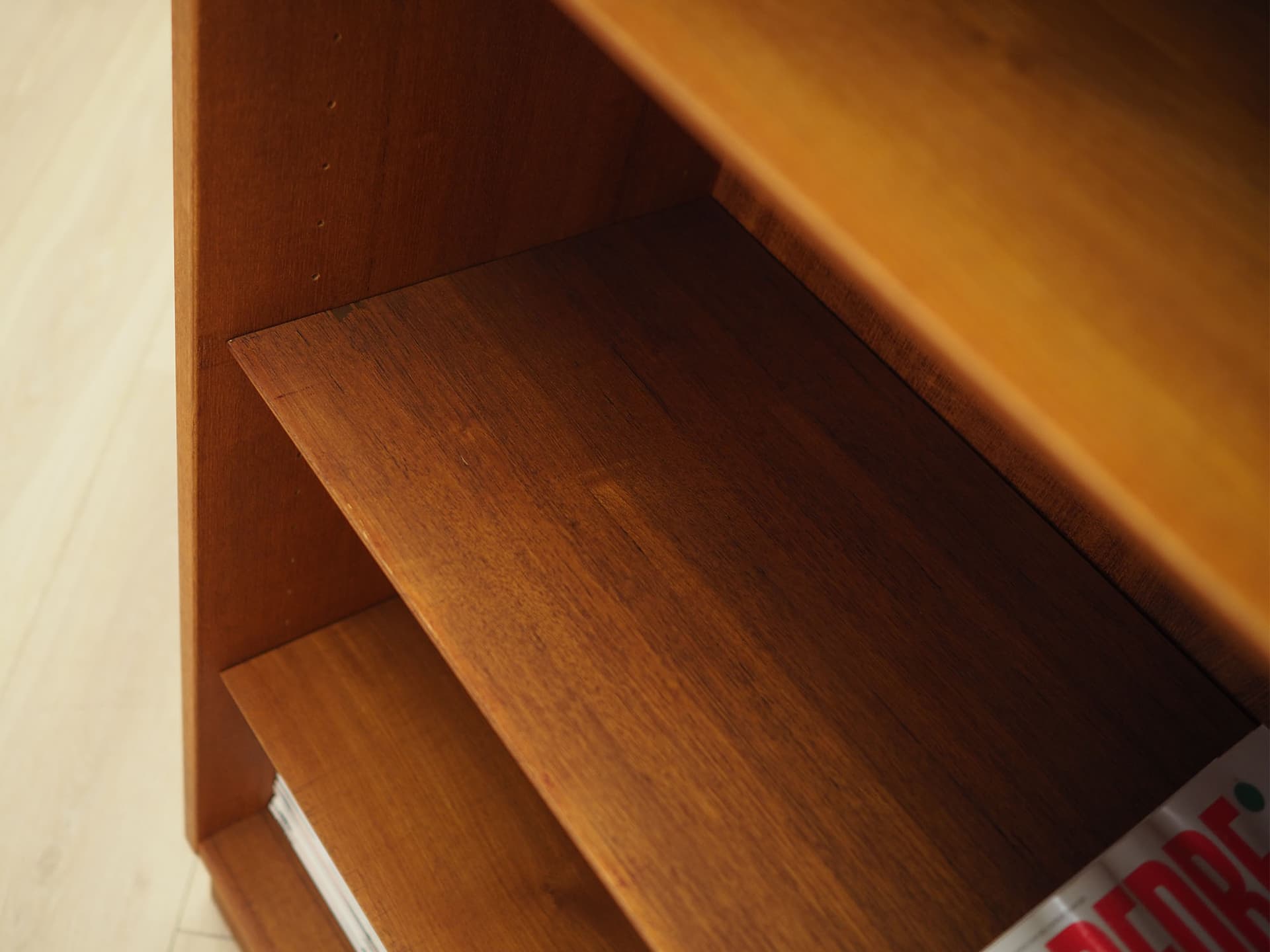 Regał, teak brązowy, Hundevad & Co., Dania, lata 60. - 388447