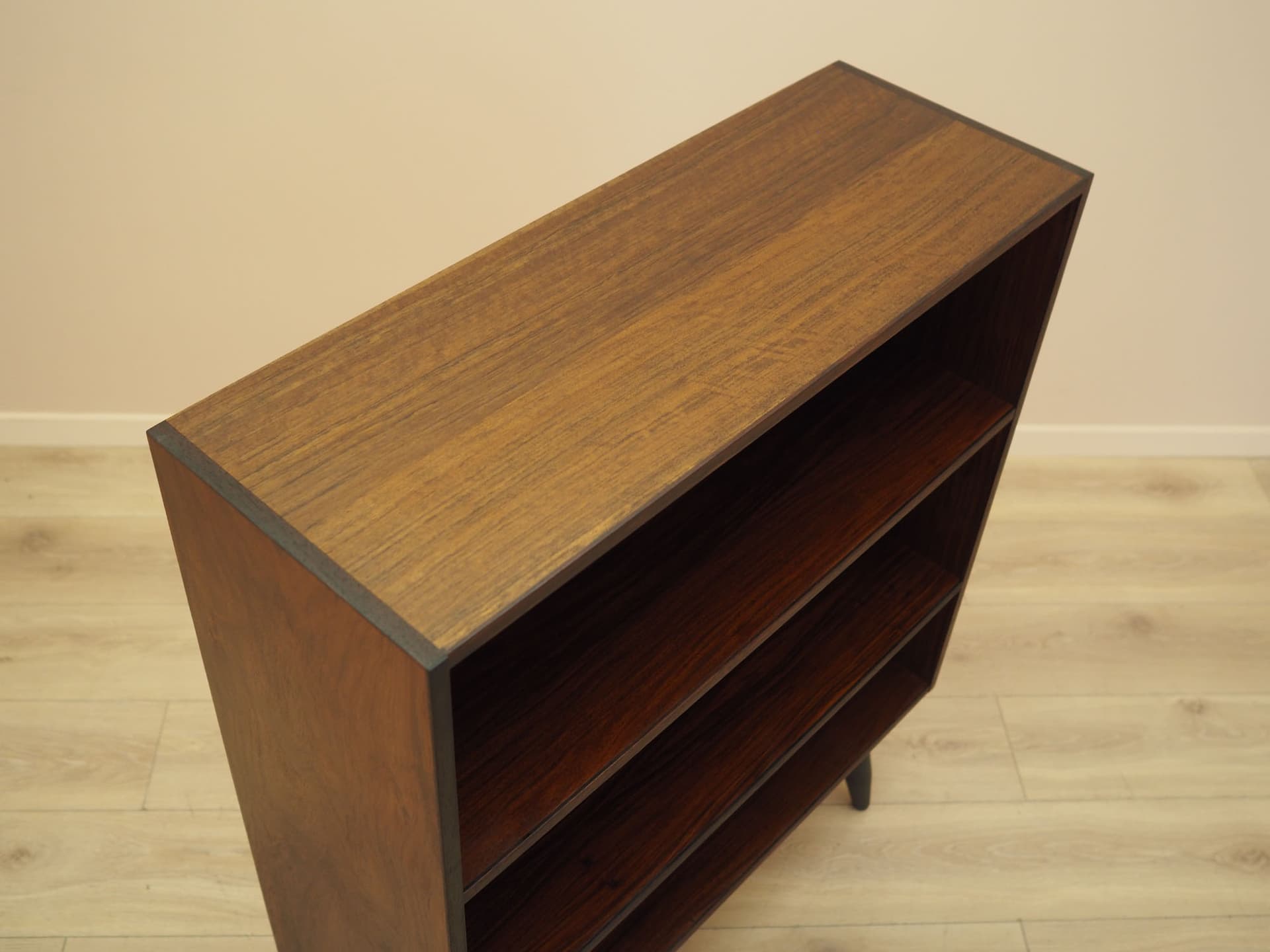 Bookcase, brown rosewood, black wood, Denmark, 1960s. - 388454