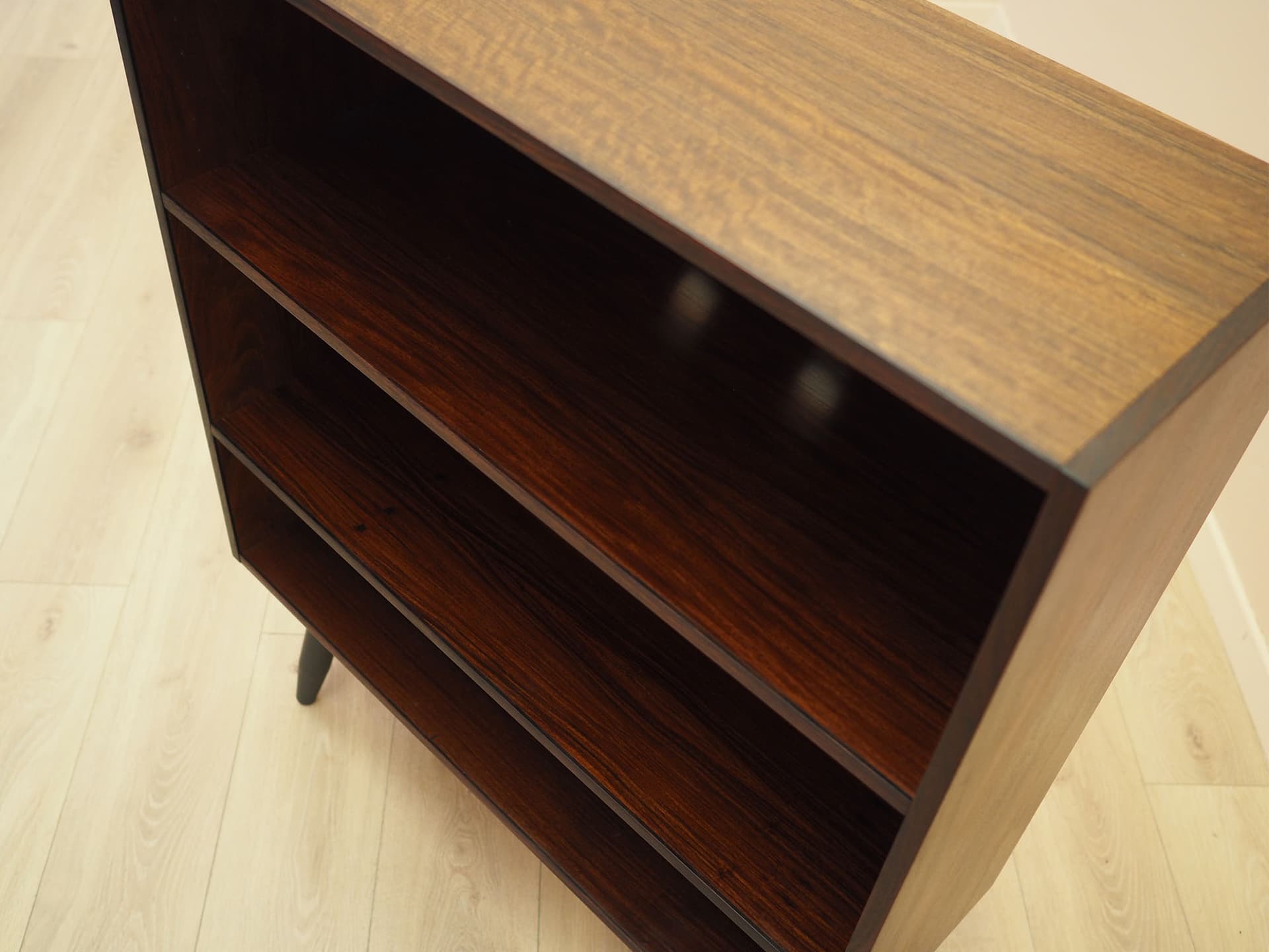 Bookcase, brown rosewood, black wood, Denmark, 1960s. - 388455