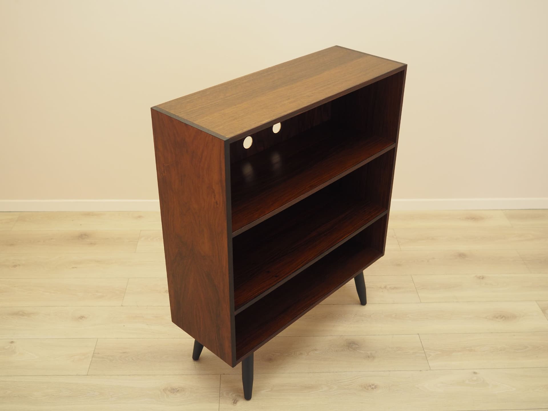 Bookcase, brown rosewood, black wood, Denmark, 1960s. - 388453