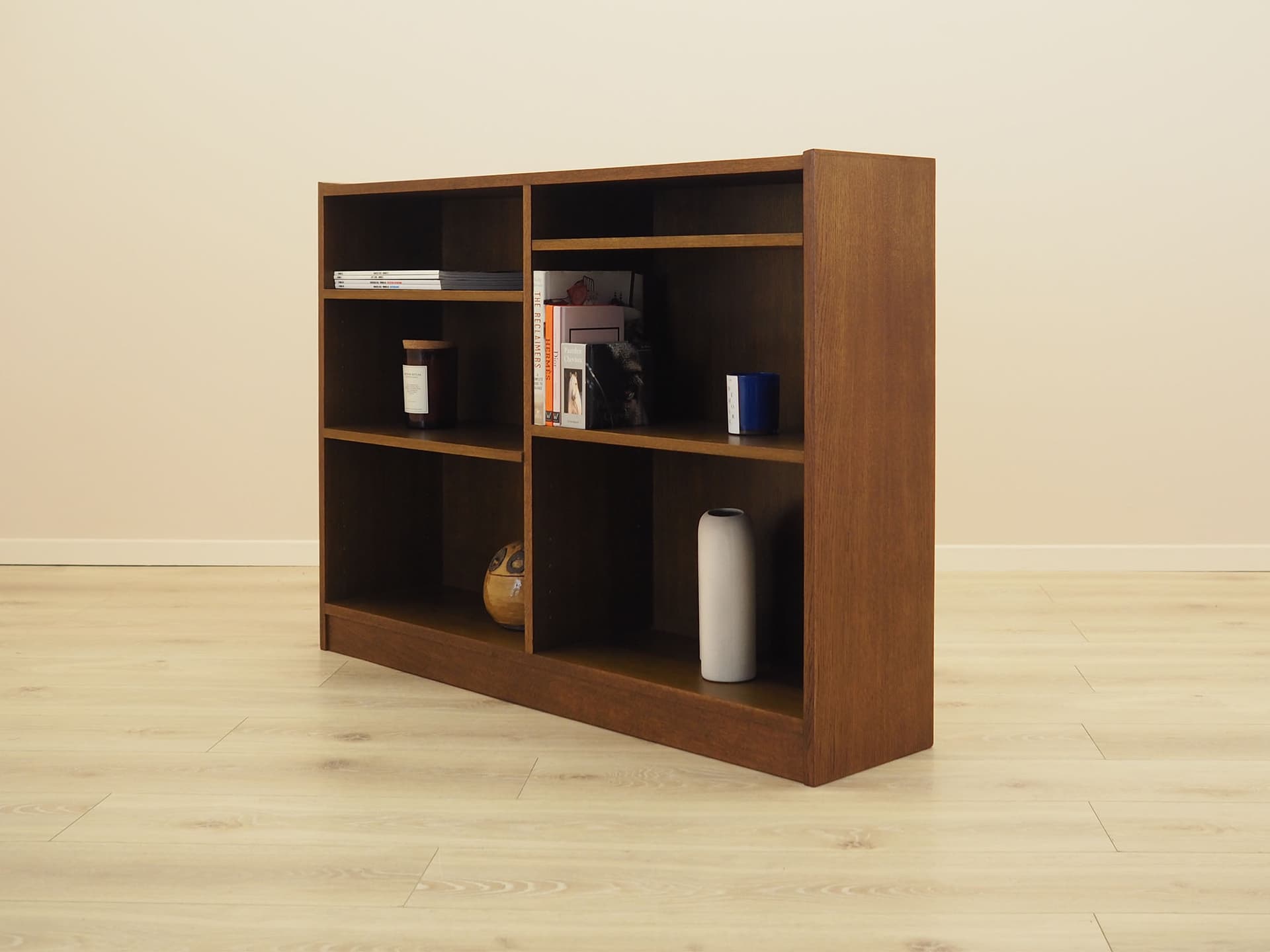 Bookcase, brown walnut, Denmark, 1980s. - 388461