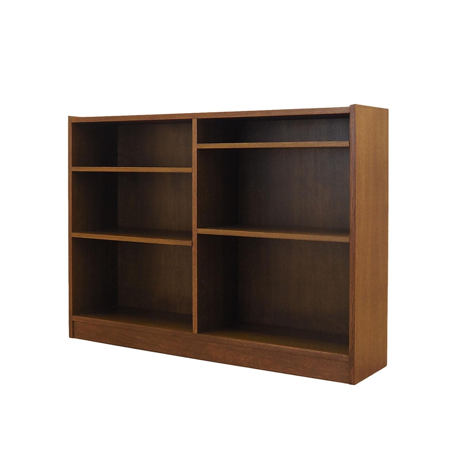 Bookcase, brown walnut, Denmark, 1980s.
