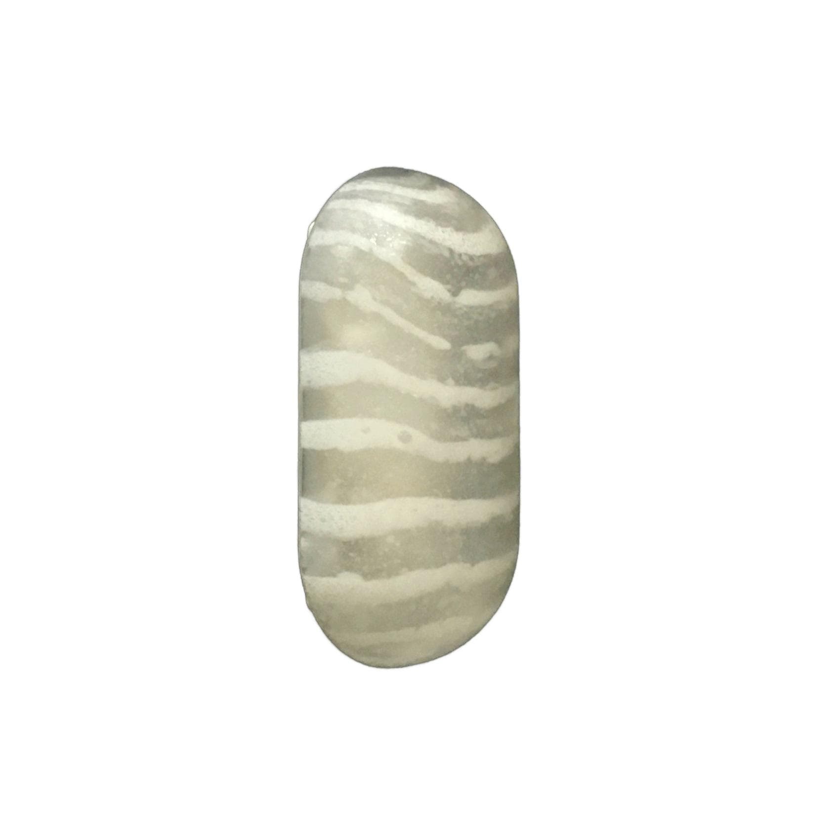 Kinkiet Zebra, szkło biały przezroczysty, Peill & Putzler, Niemcy, lata 70.