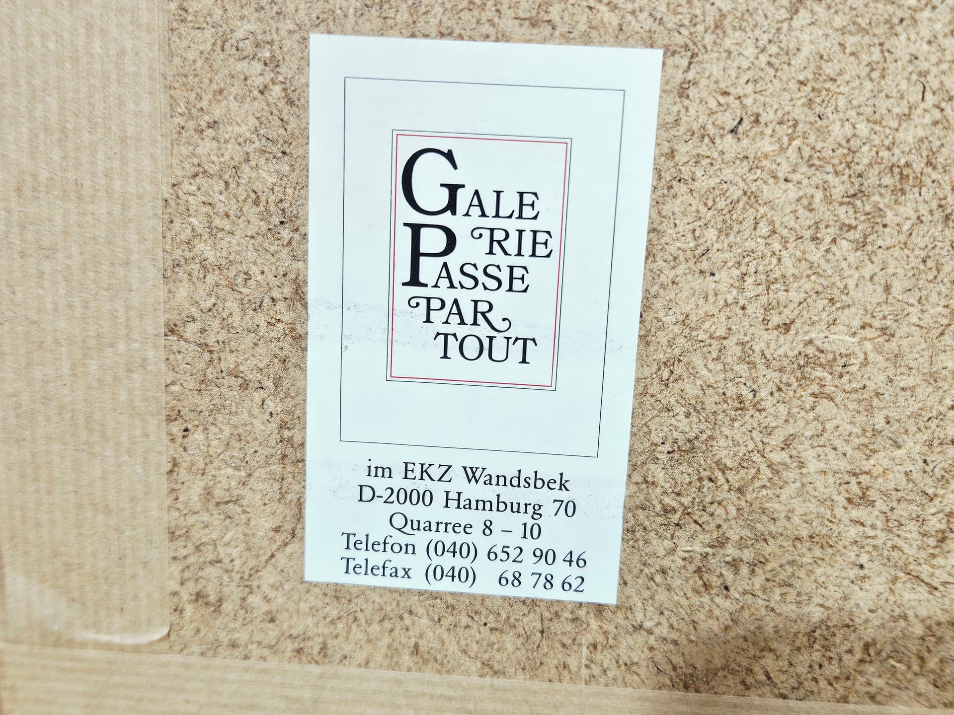 Grafika Blumen für die Binderin weil..., papier szary, proj. H. Janssen, Niemcy, lata 80. - 388888