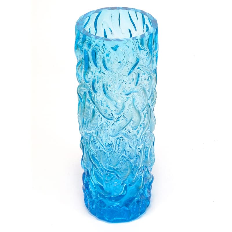 Vase Pieniek, azure, glass, 1970s - 388890