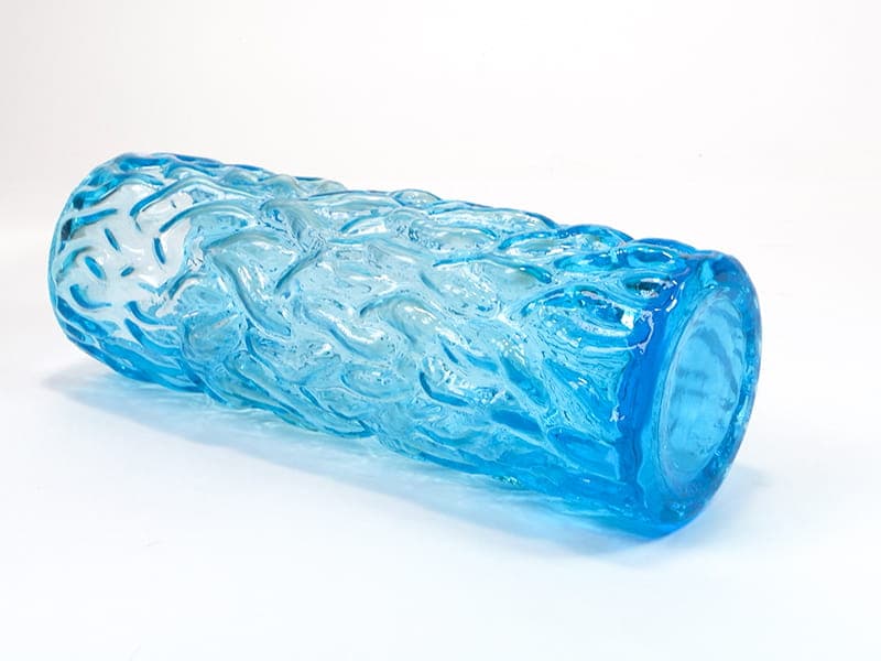 Vase Pieniek, azure, glass, 1970s - 388894