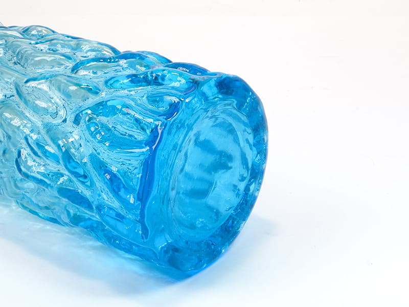 Vase Pieniek, azure, glass, 1970s - 388895